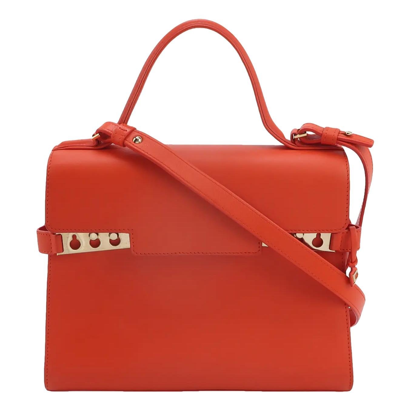 Tempête leather crossbody bag