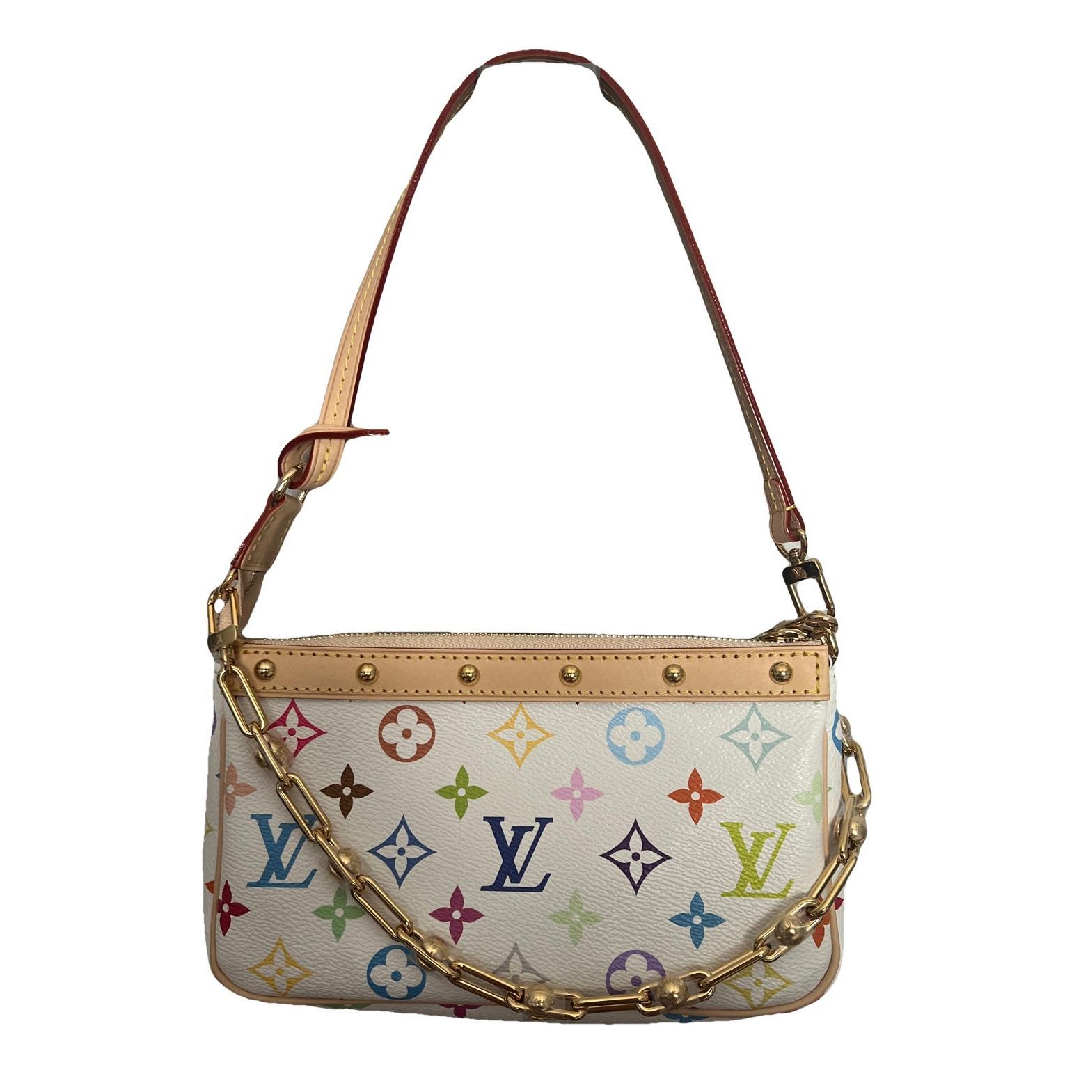 Louis Vuitton Pochette Accessoire leather handbag