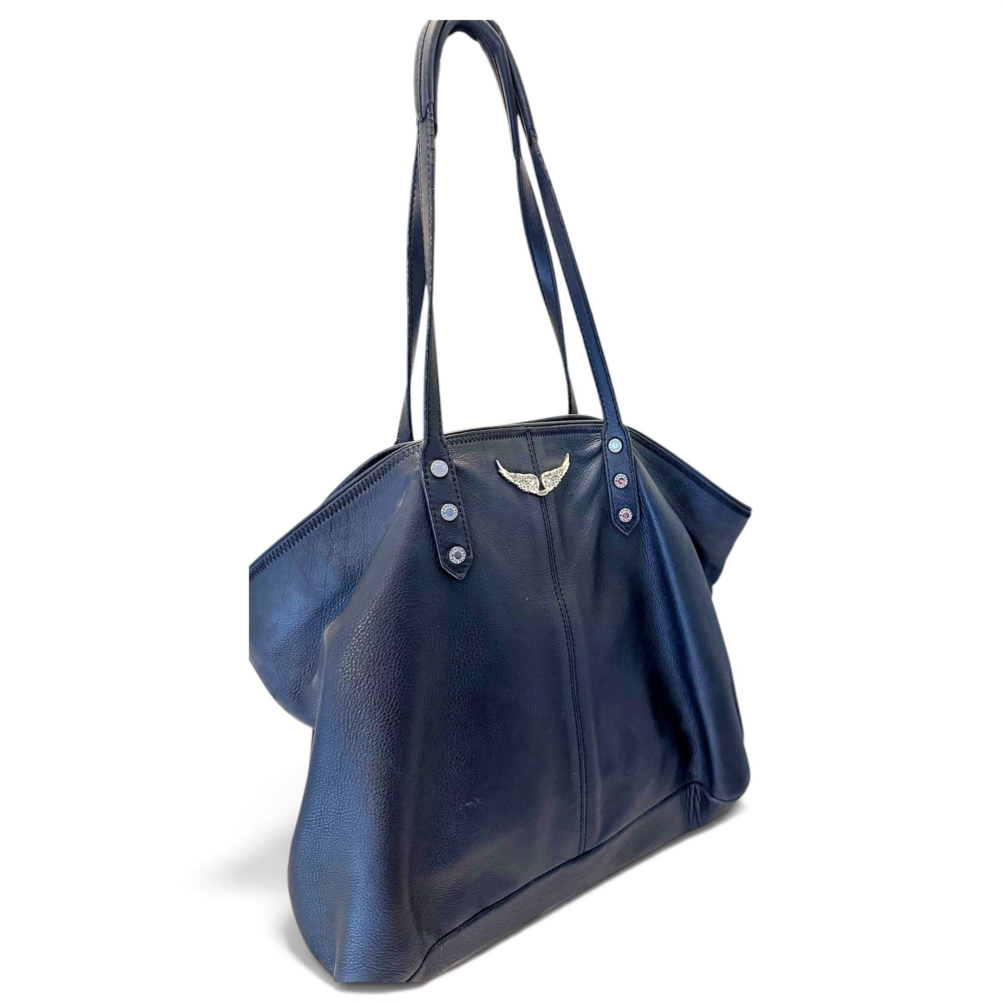 Leather tote
