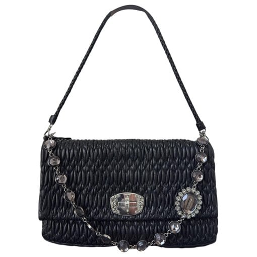 Miu Miu Miu Crystal leather handbag
