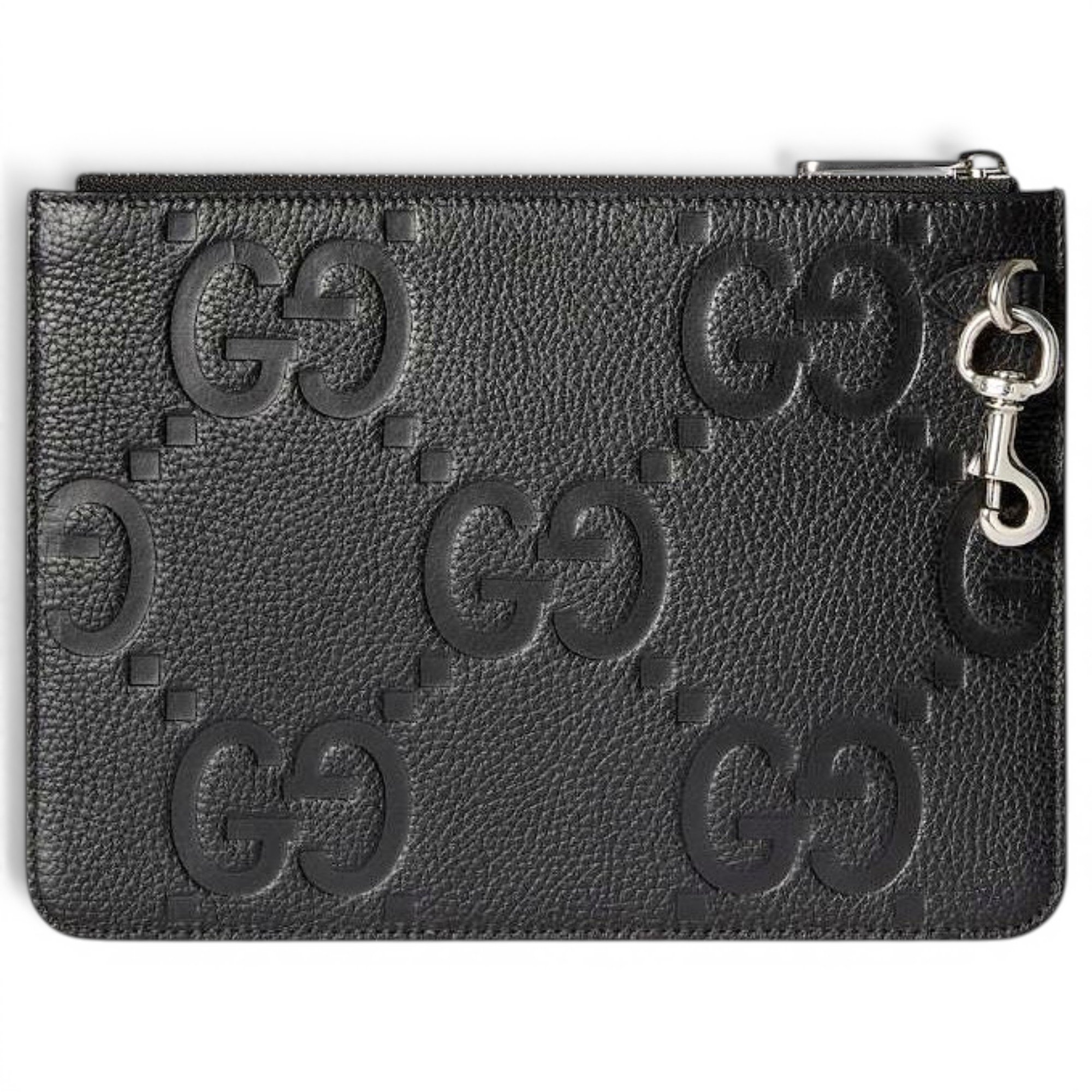 Ophidia leather clutch bag