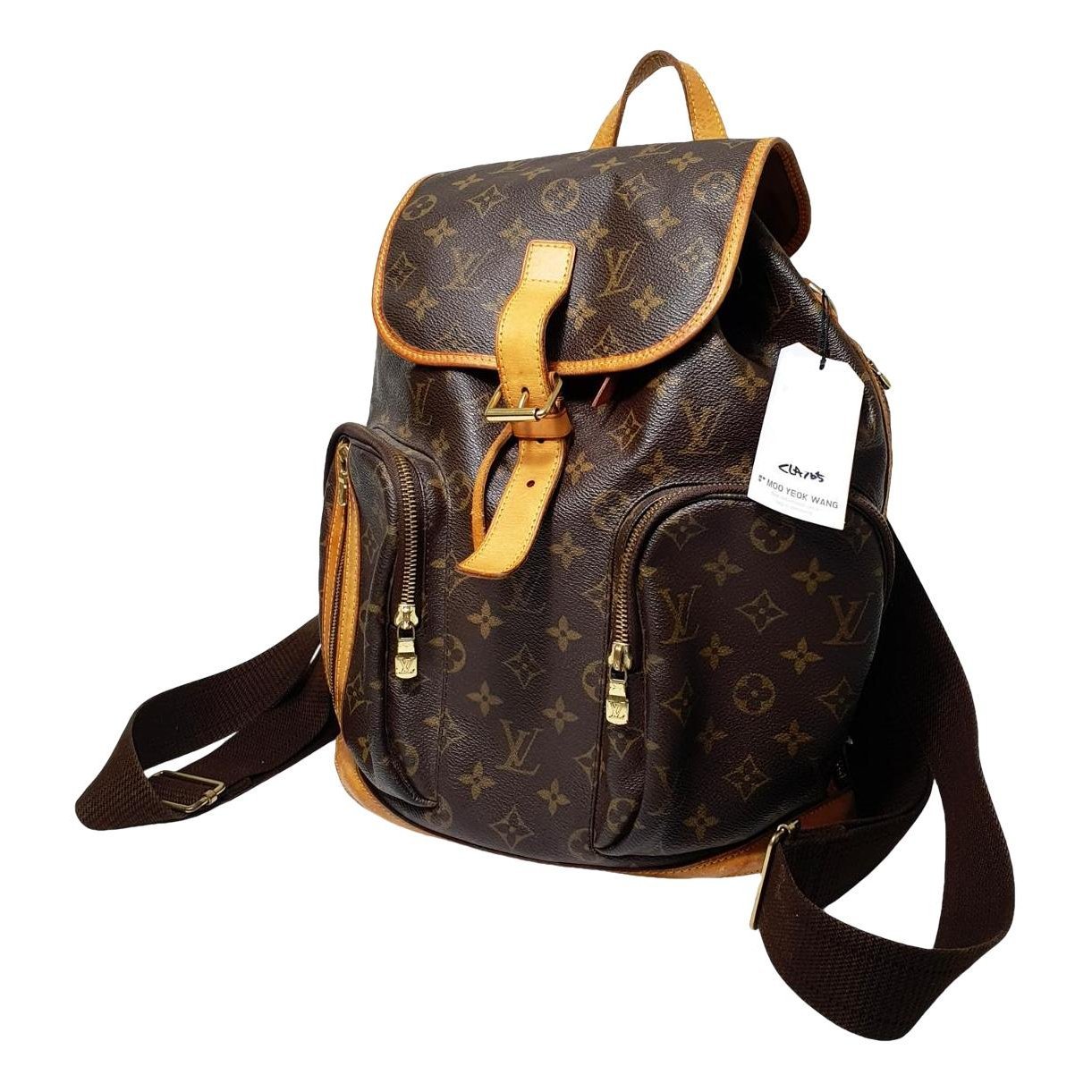 Leather backpack