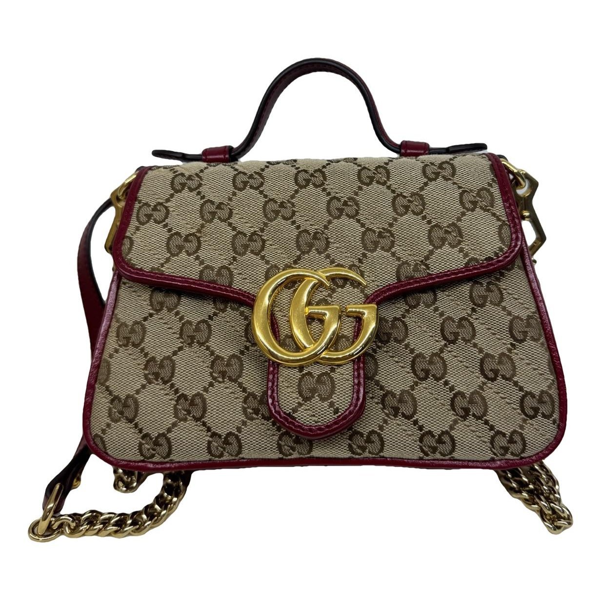 GG Marmont Flap leather handbag
