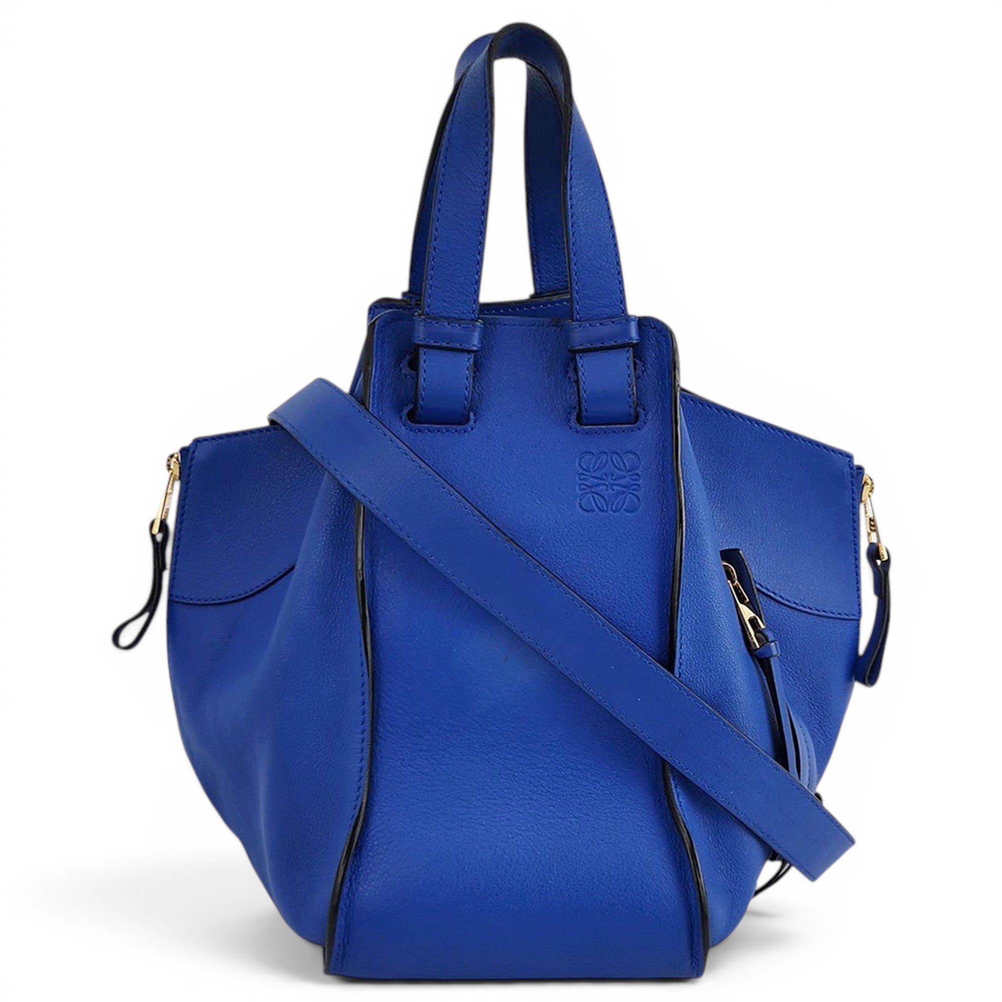 Hammock leather handbag