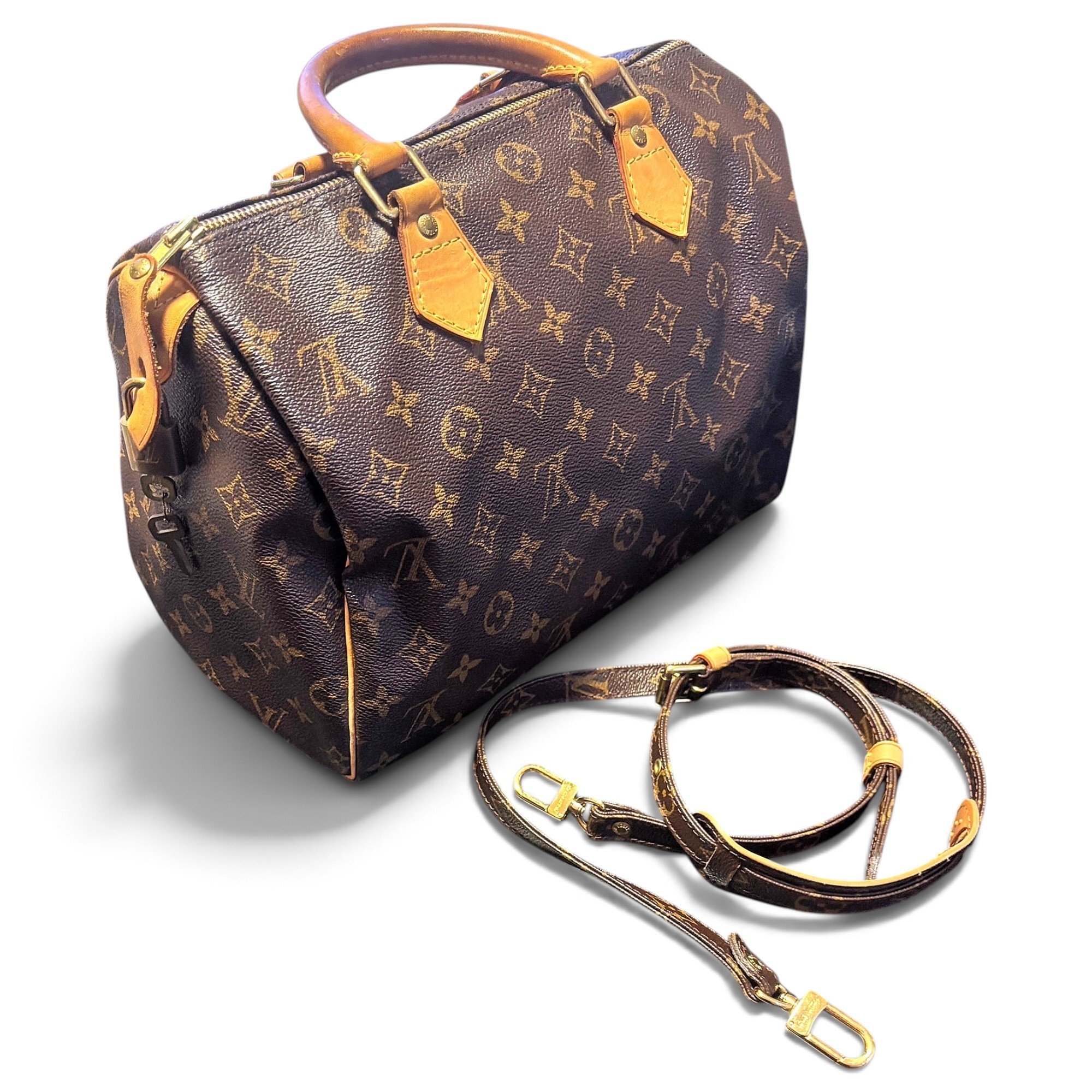 Speedy Bandoulière leather handbag