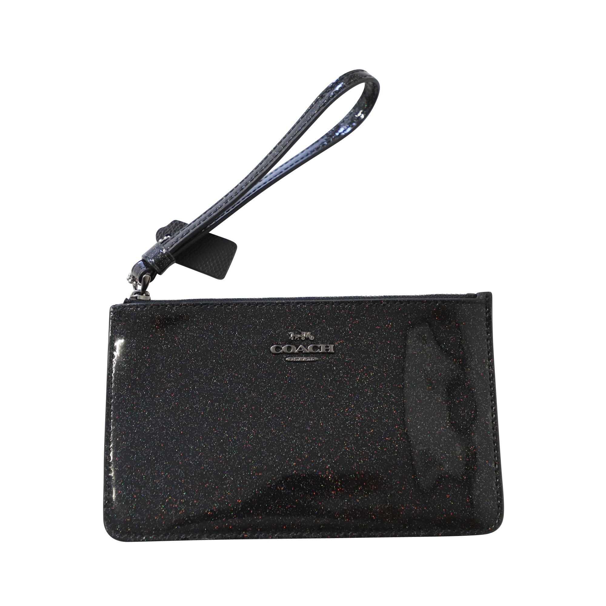 Leather clutch bag