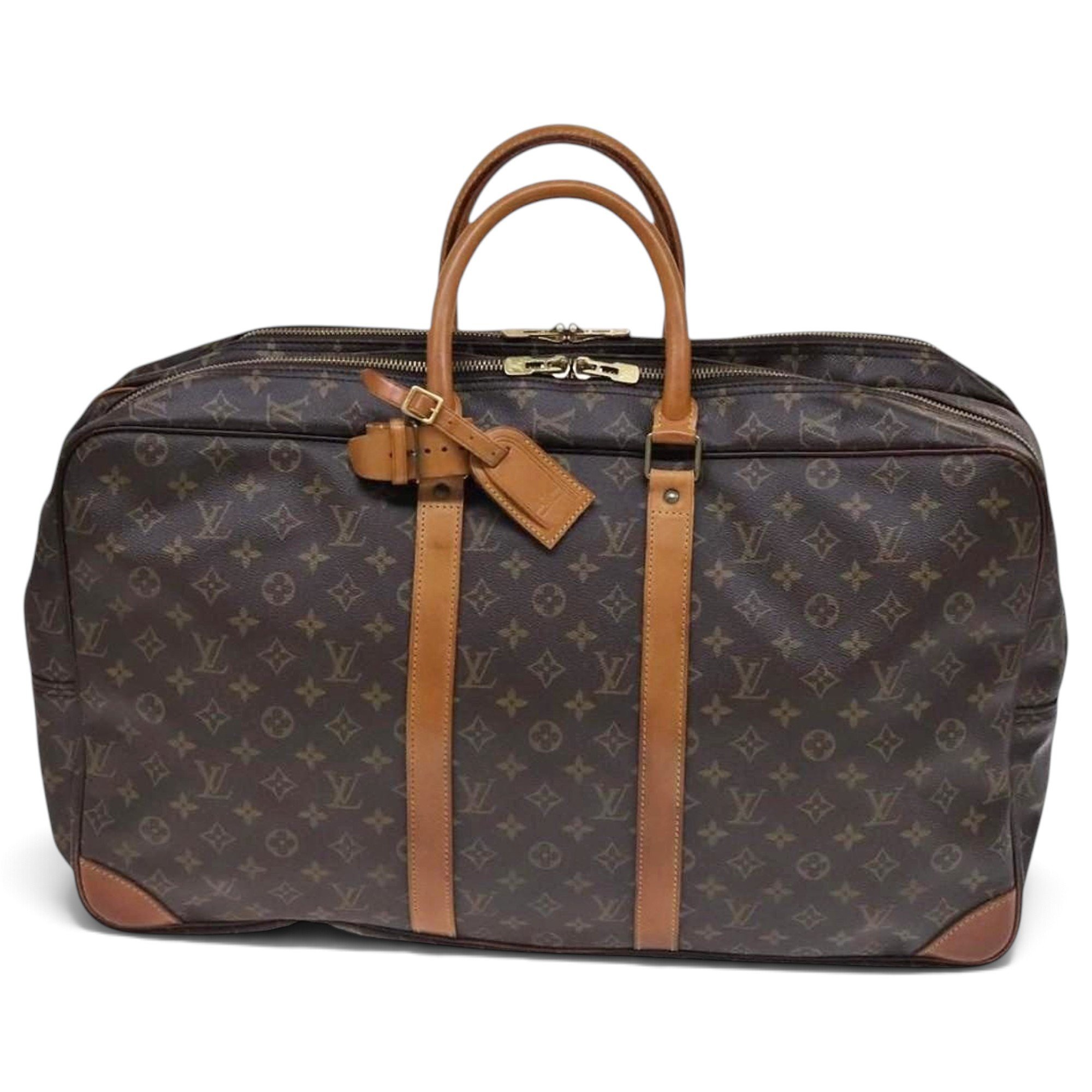 Leather bowling bag