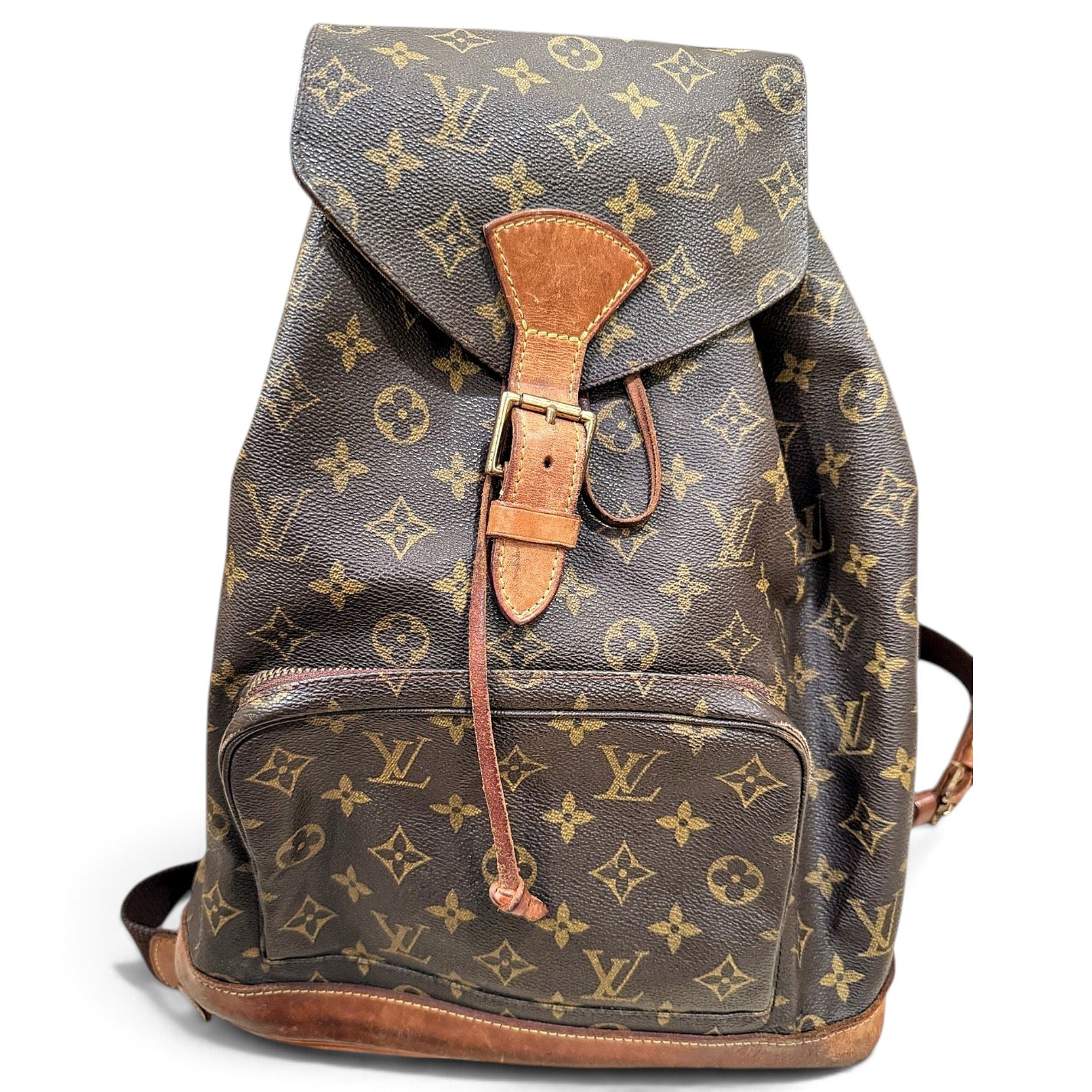 Montsouris leather backpack