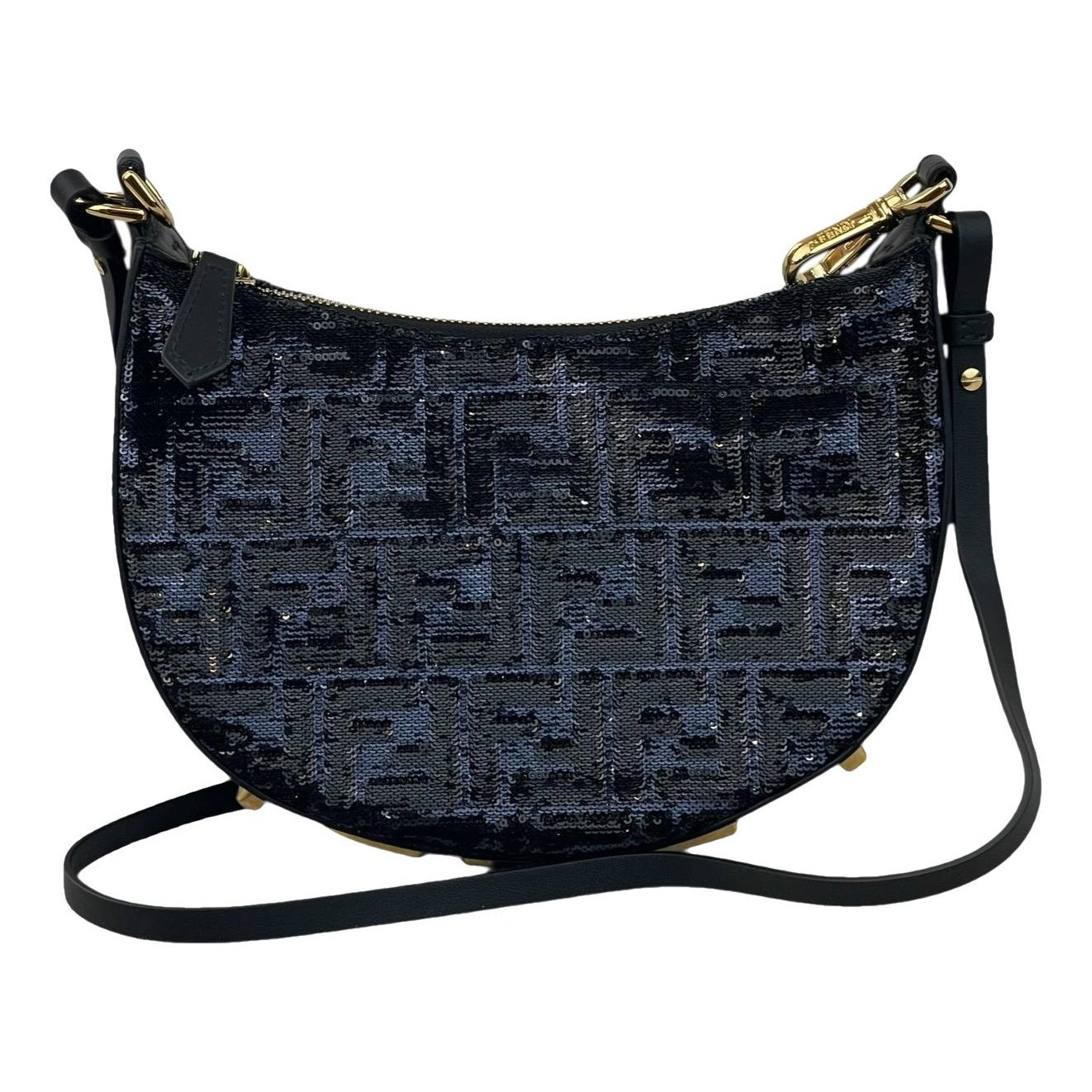 Fendigraphy leather handbag