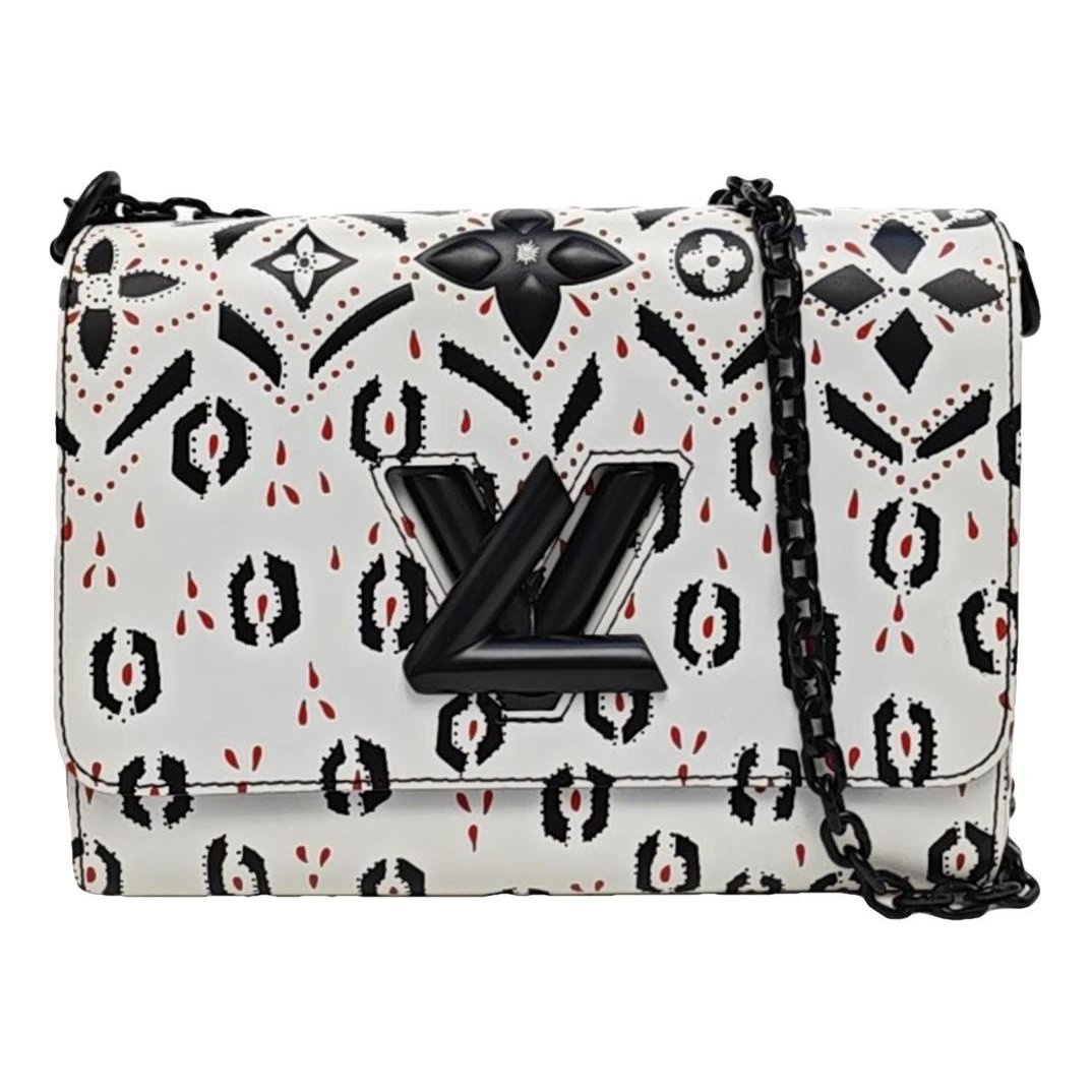 Twist leather handbag