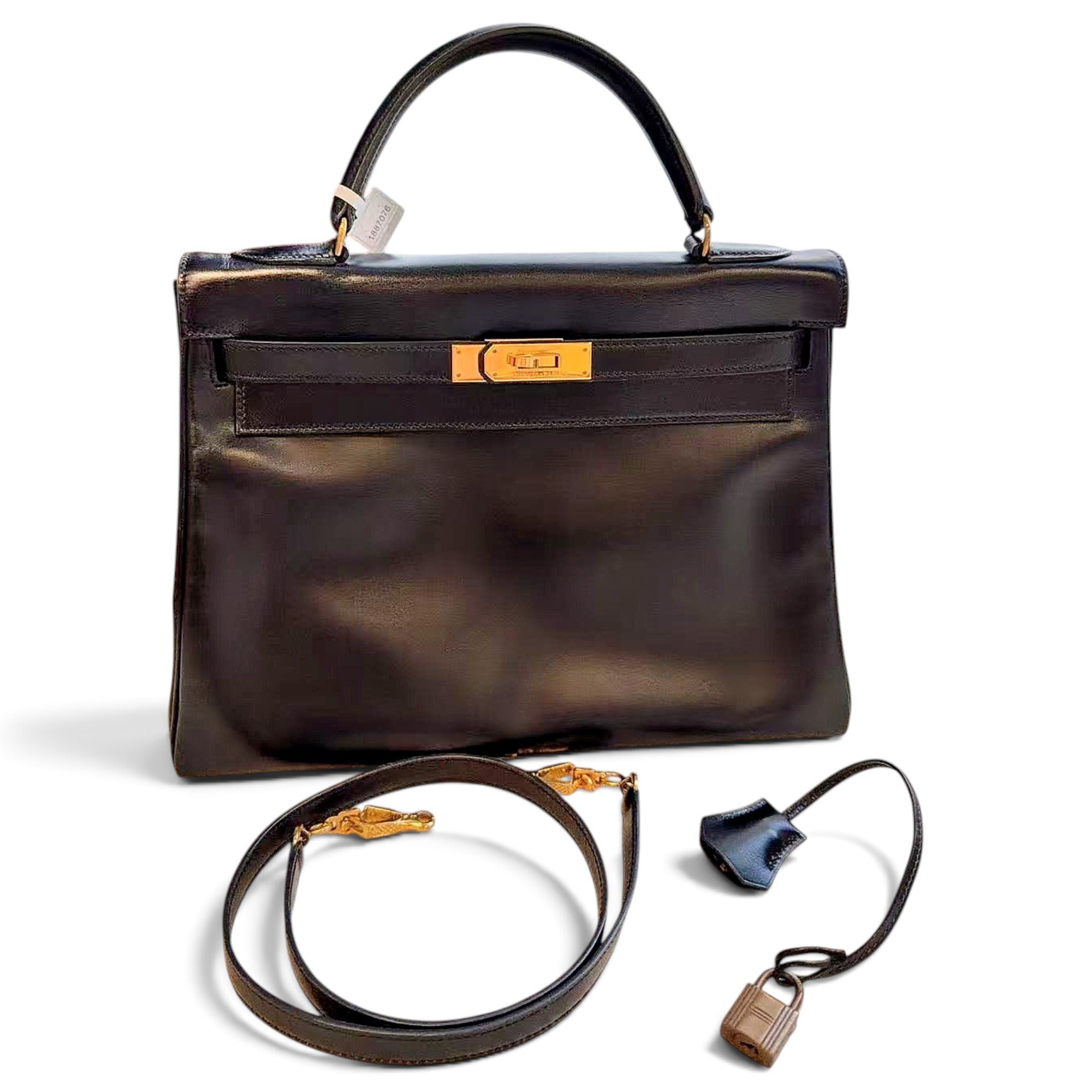 Kelly 32 leather handbag
