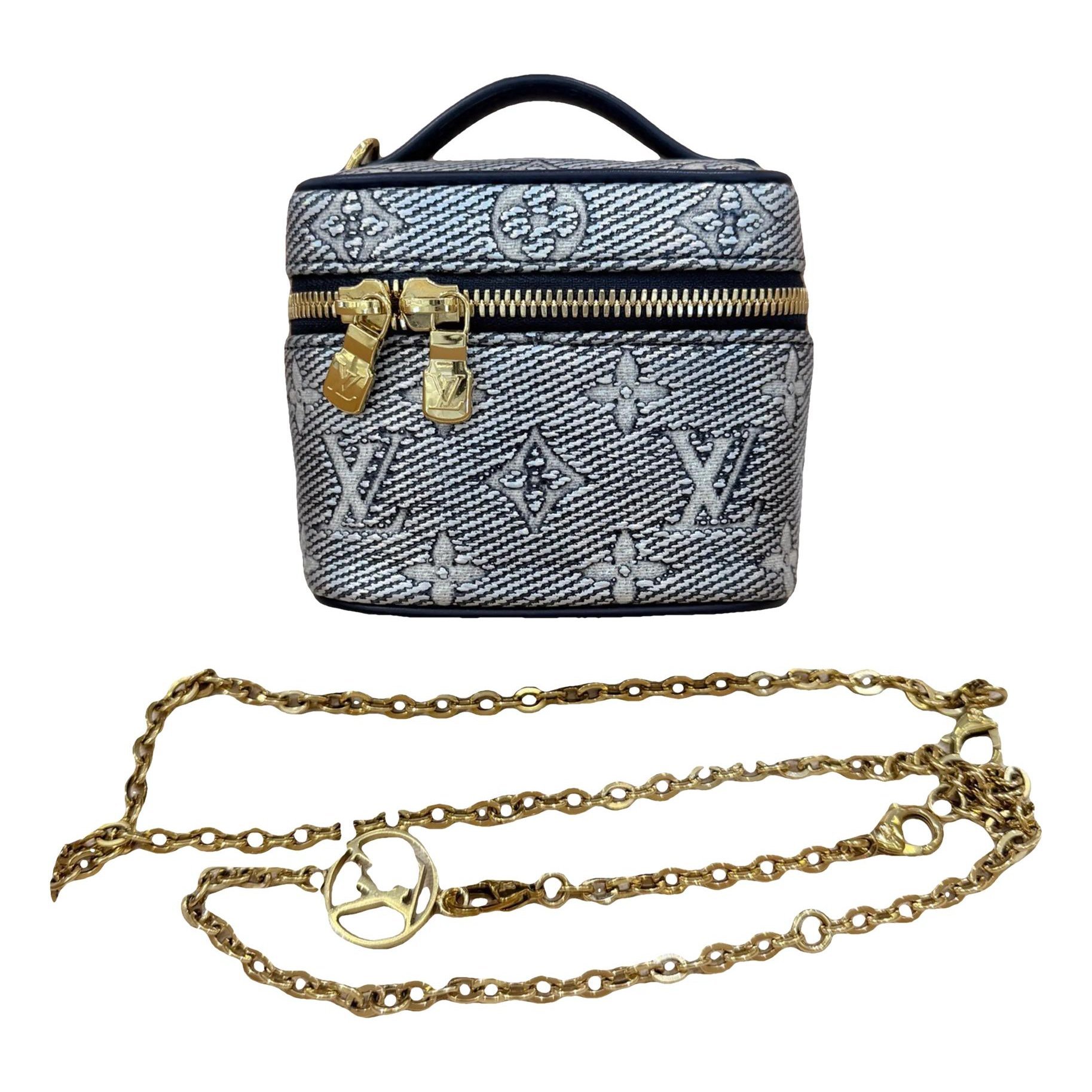Vanity leather crossbody bag