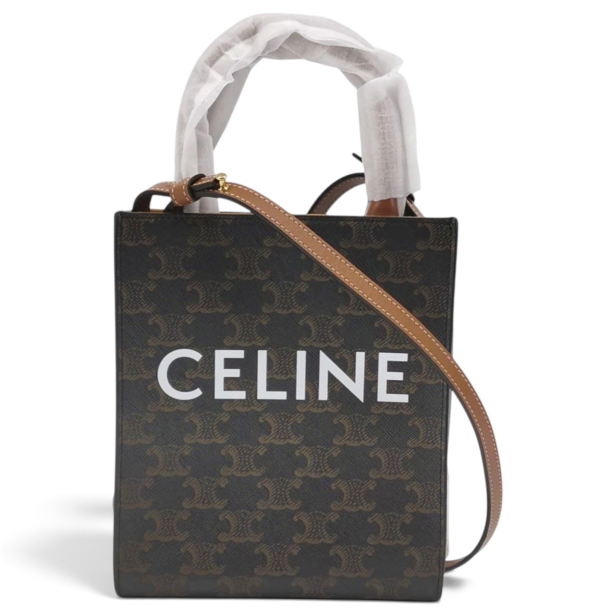 Cabas leather handbag