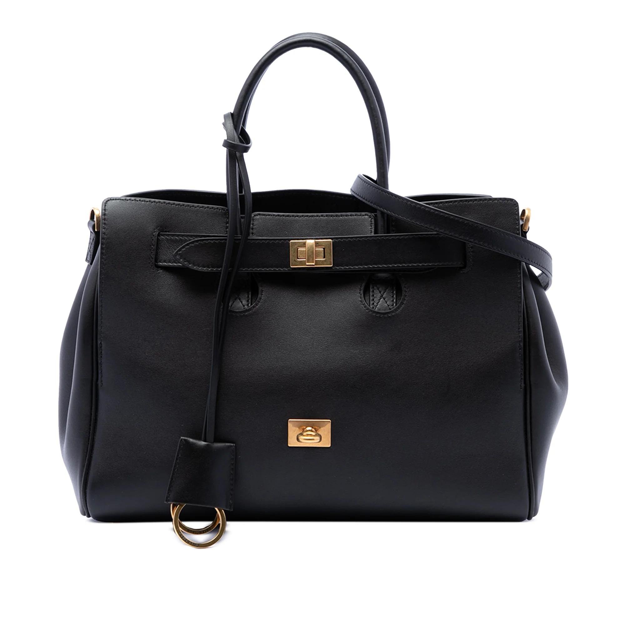 B pony-style calfskin handbag