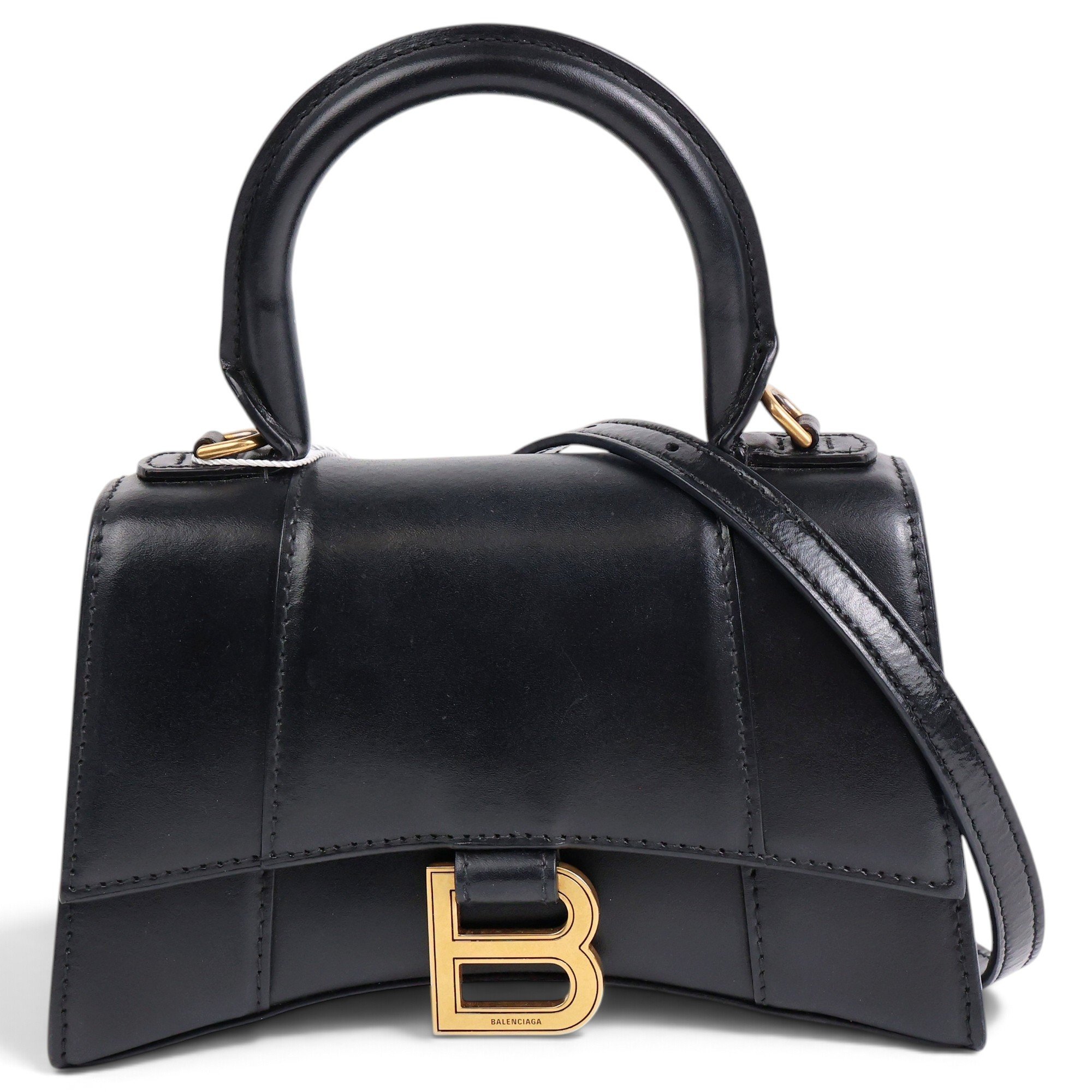 Balenciaga Hourglass leather handbag