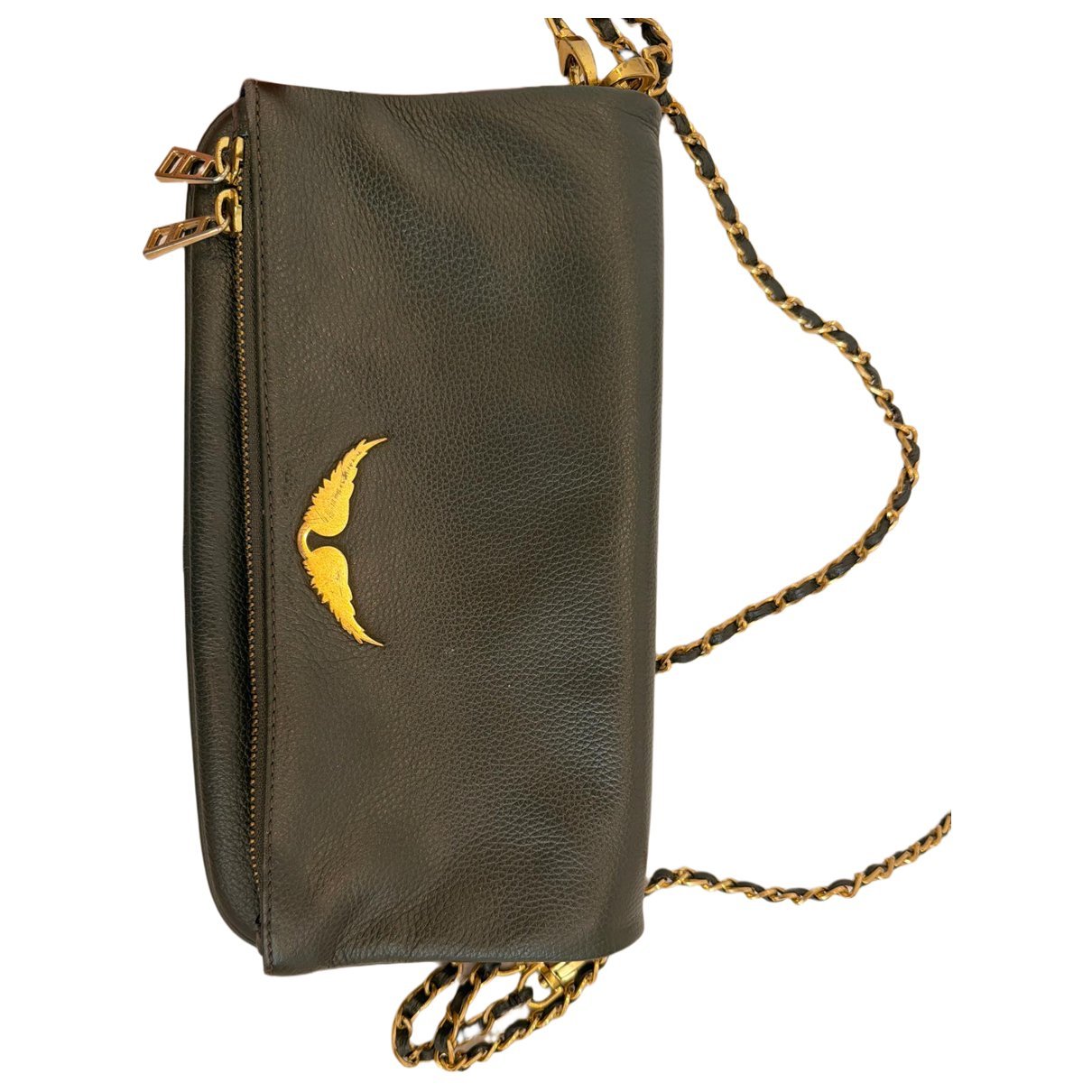 Rock leather crossbody bag