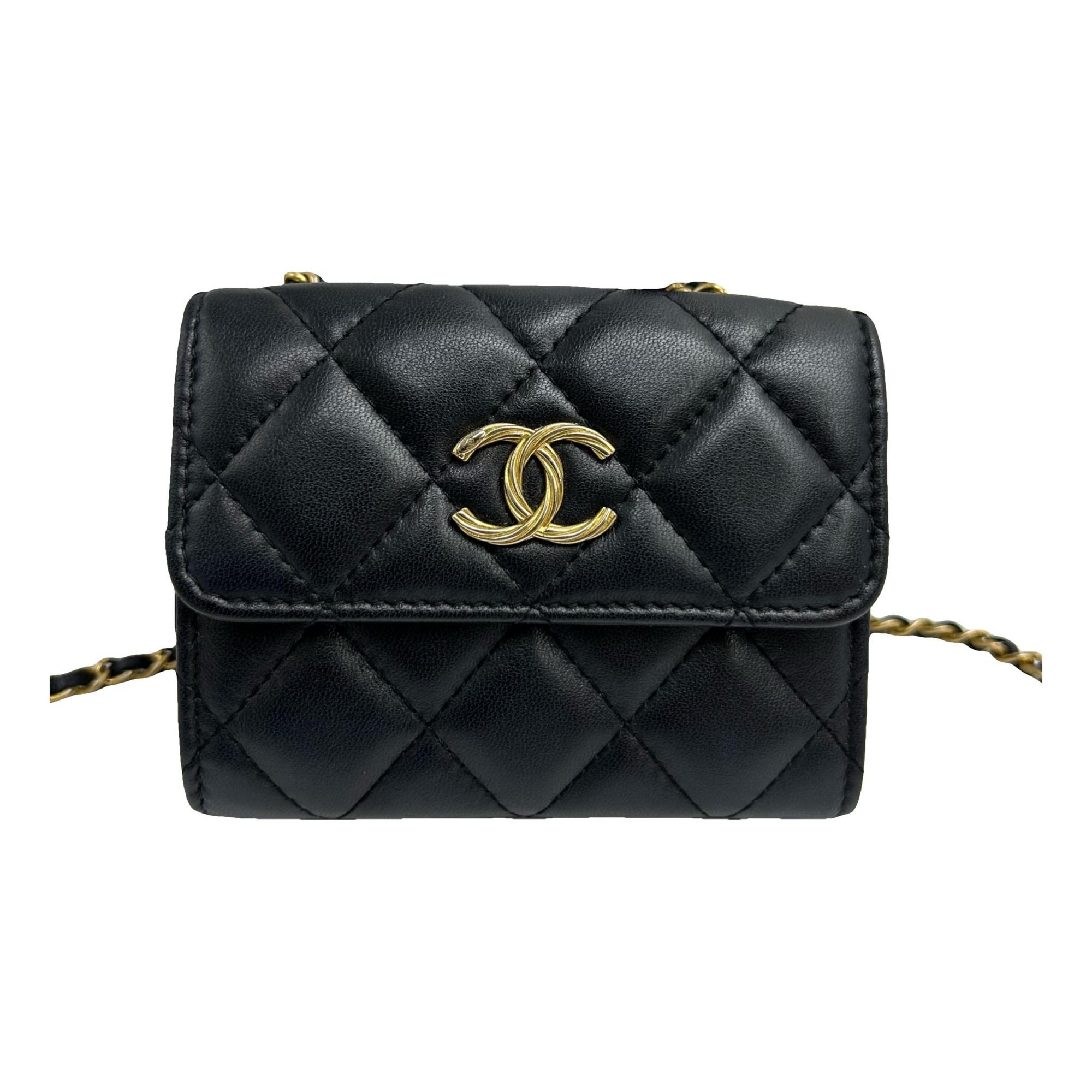 Wallet On Chain Timeless/Classique leather crossbody bag