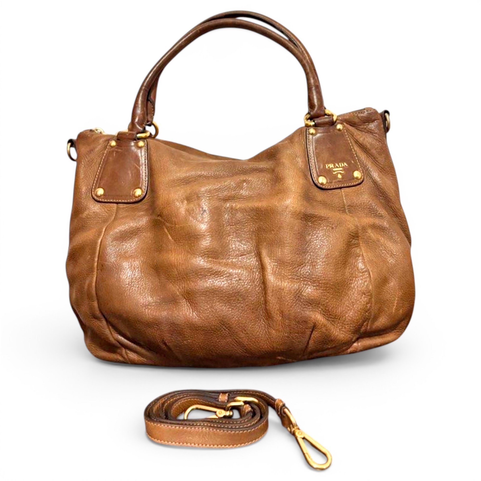 Leather handbag