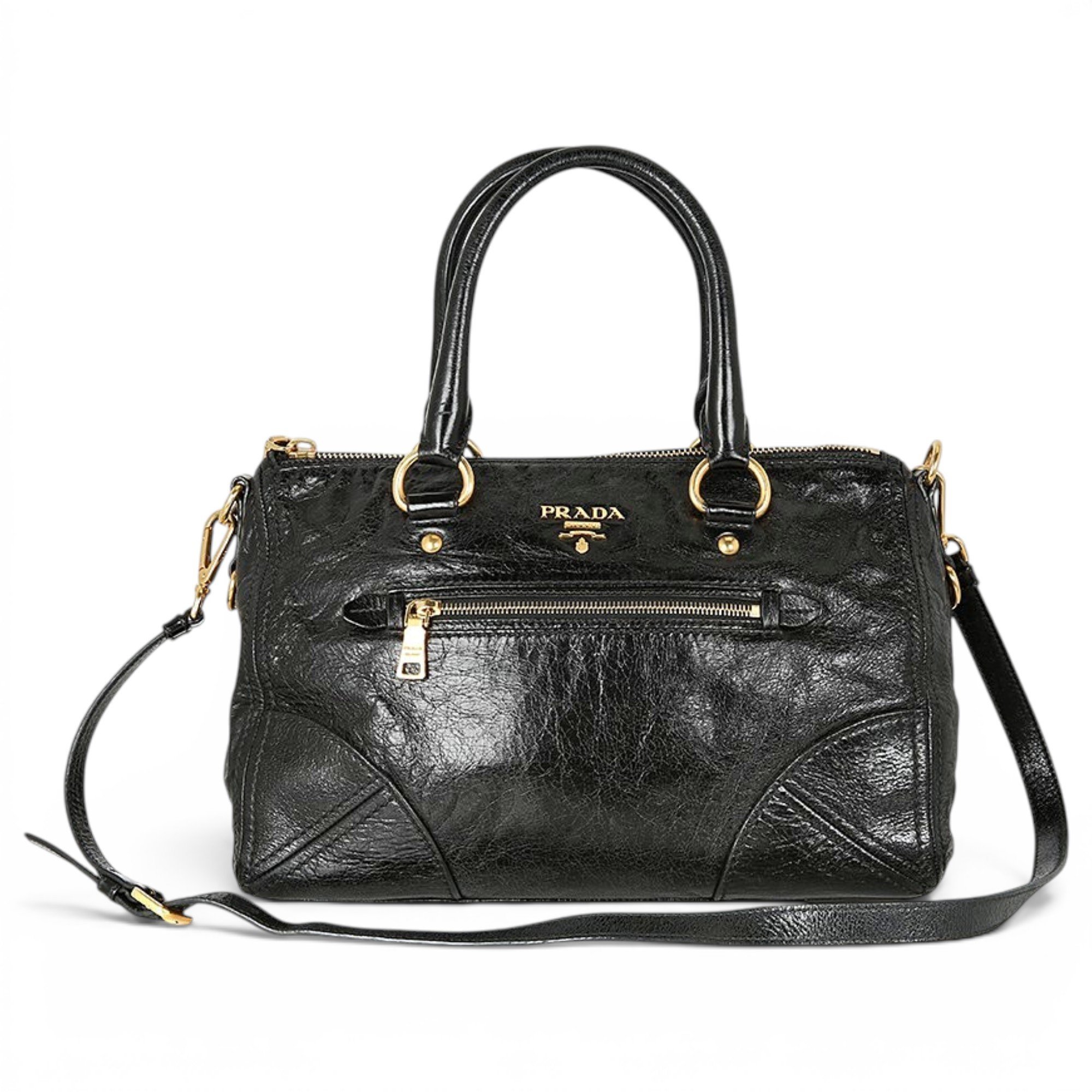 Leather handbag