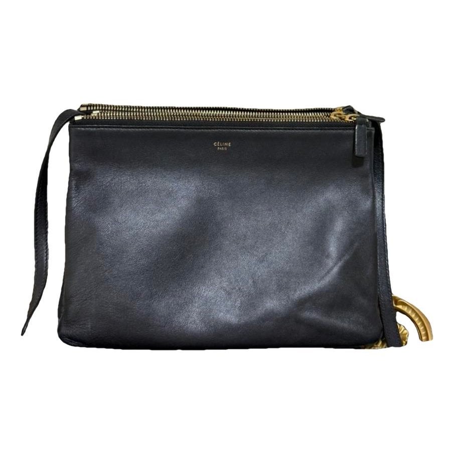 Trio leather crossbody bag