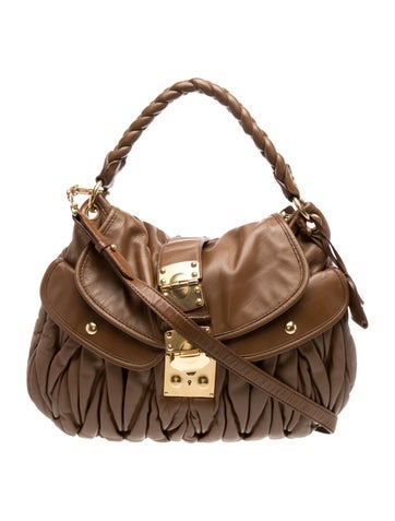 Leather Top Handle Bag