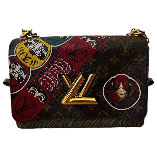 Twist leather handbag