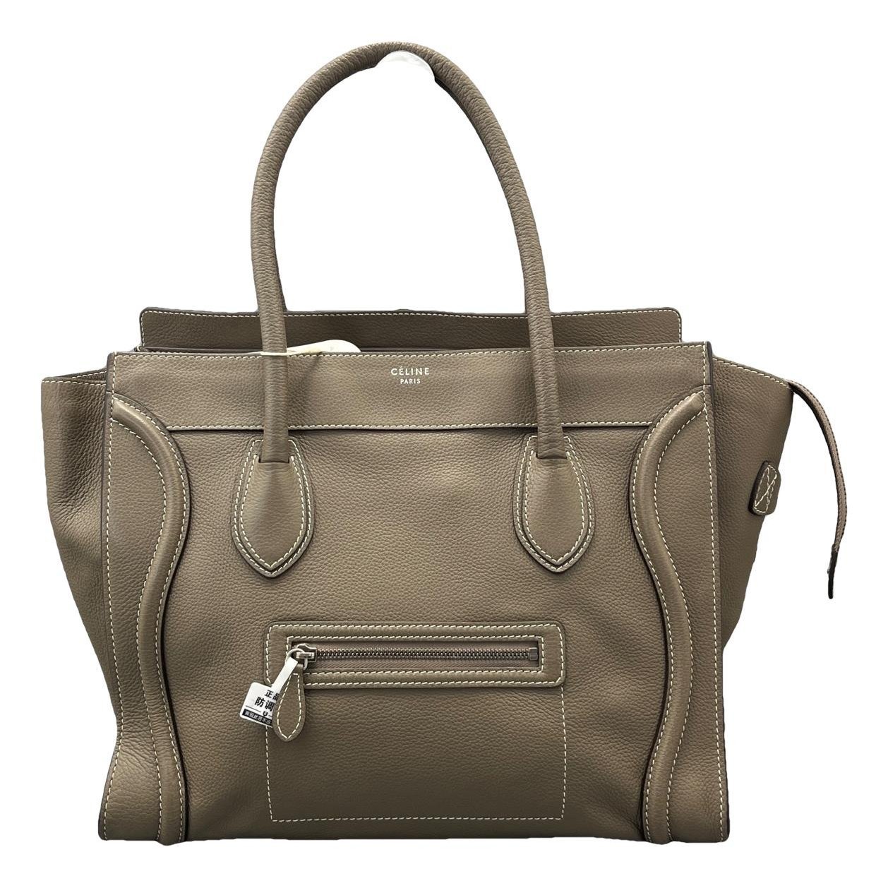 Luggage leather handbag