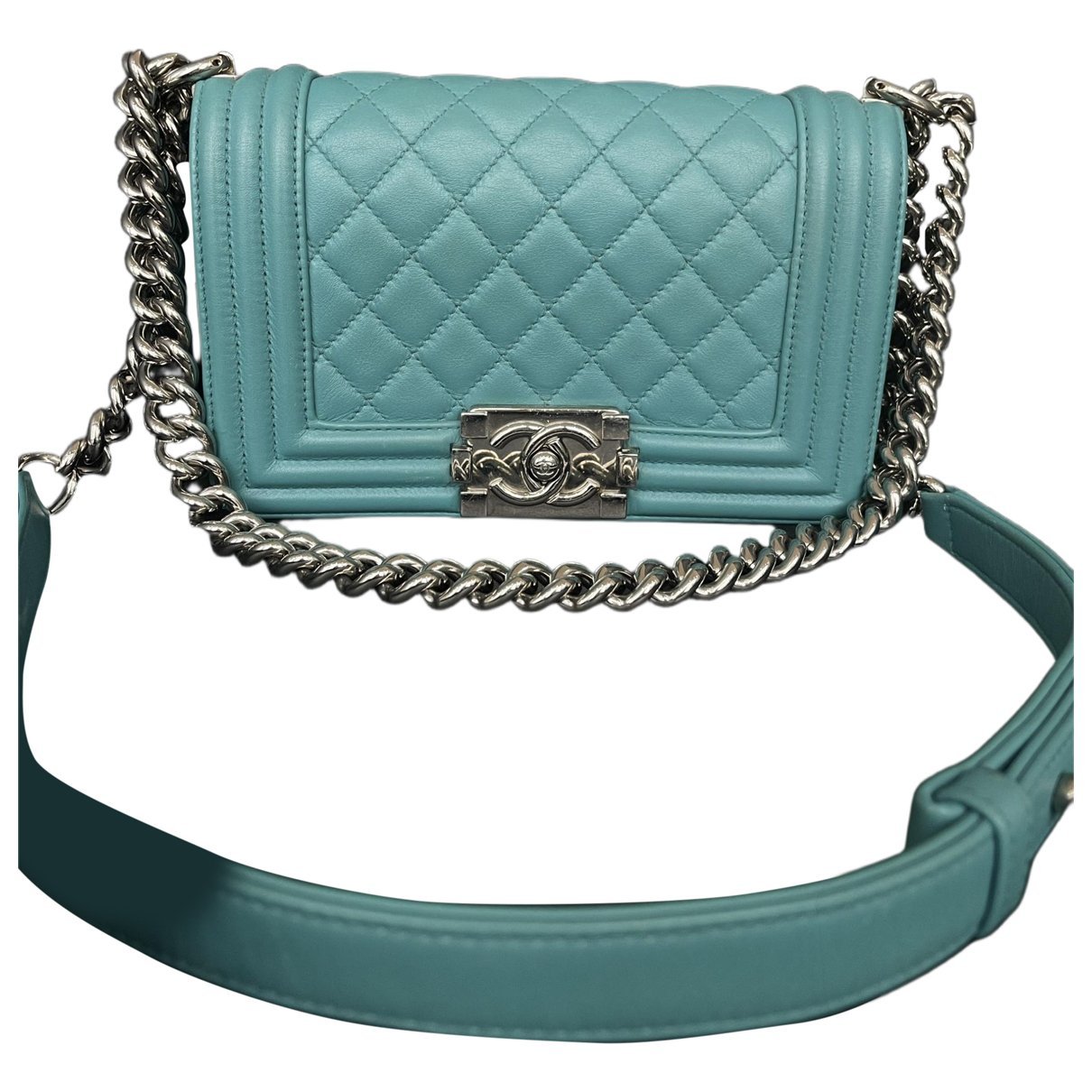 Boy leather crossbody bag