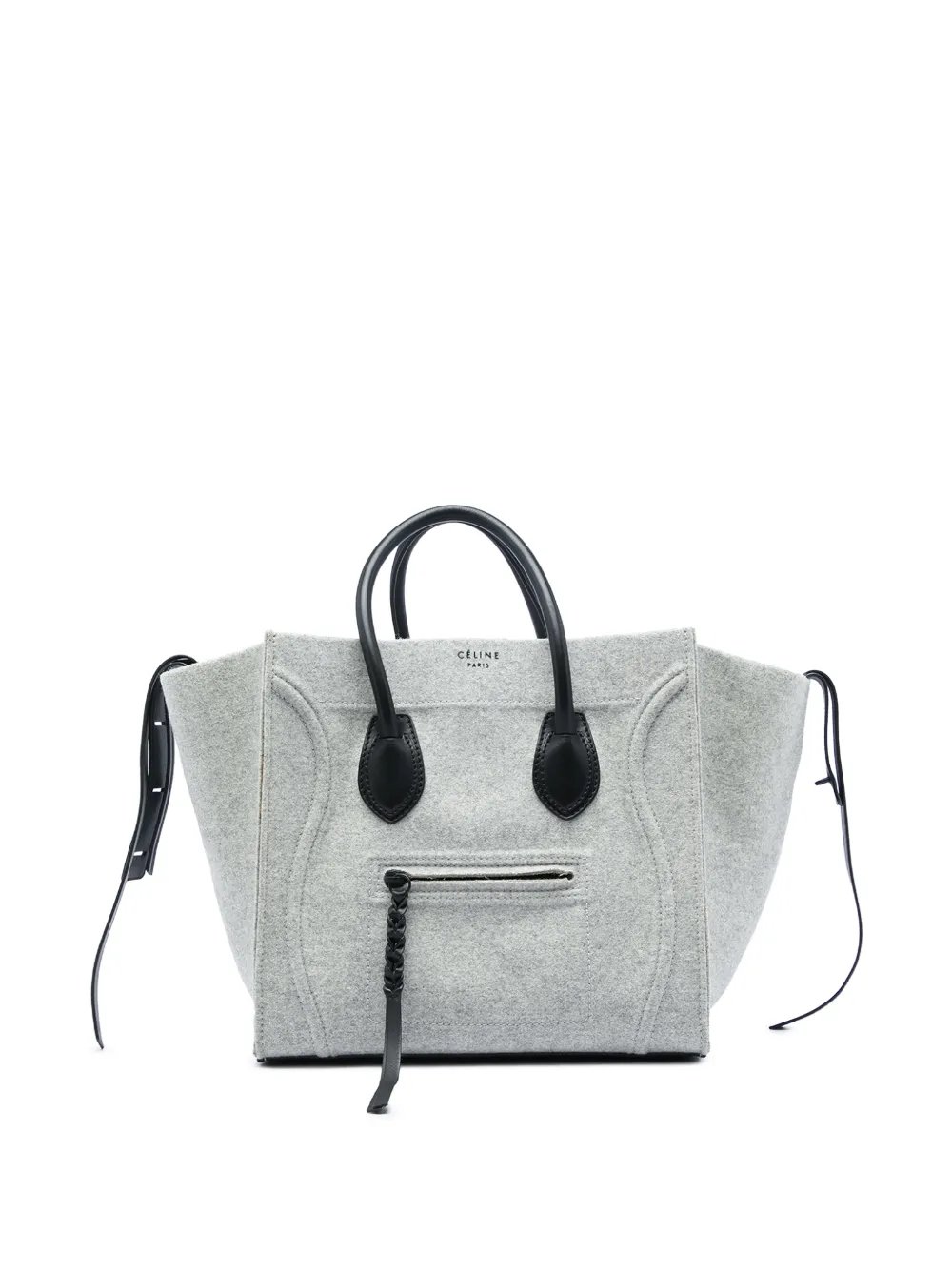 2013 Medium Felt Phantom Luggage tote bag