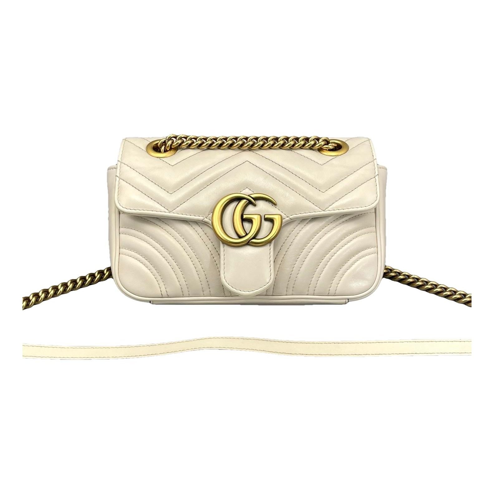 GG Marmont Flap leather crossbody bag