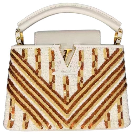 Capucines cloth handbag