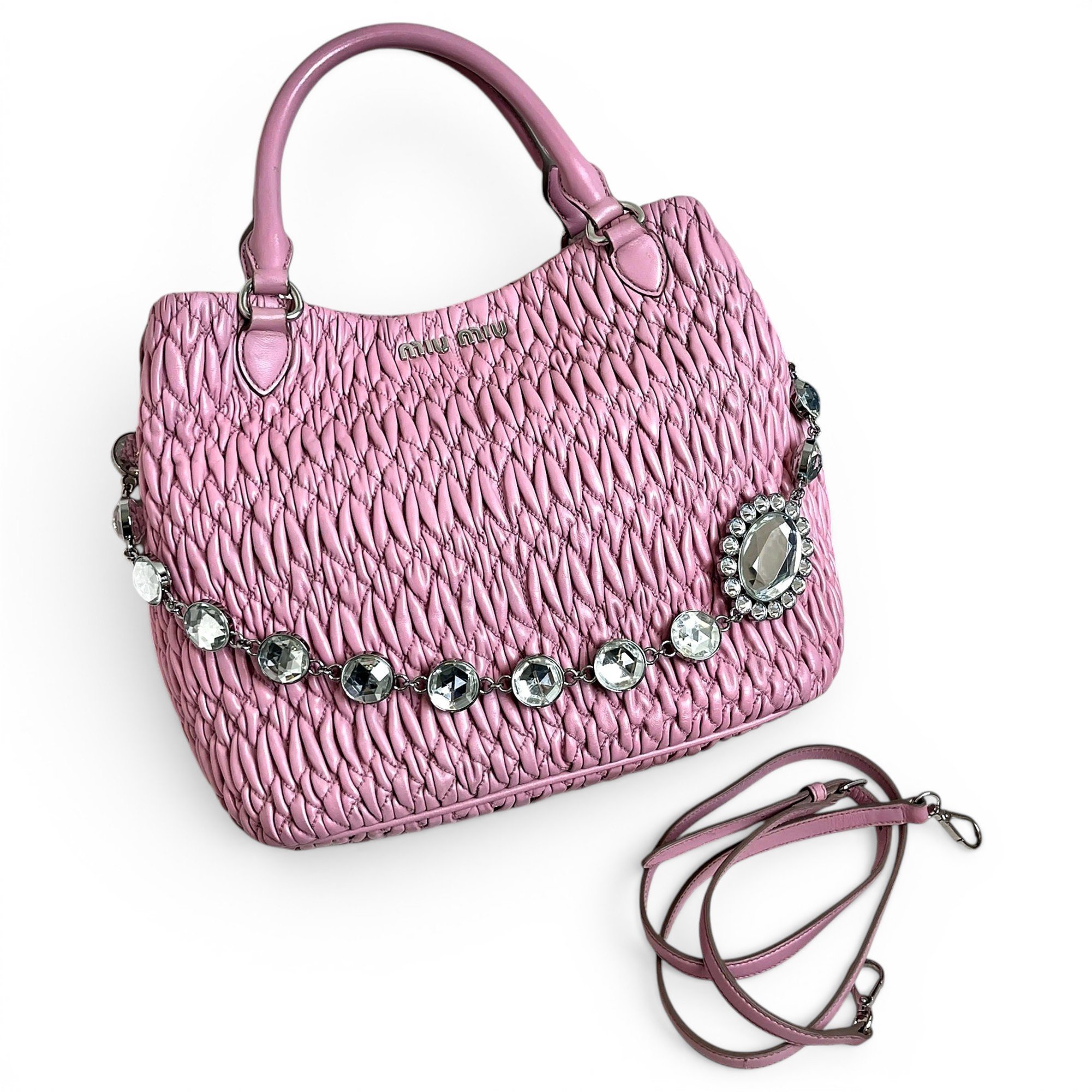 Leather handbag