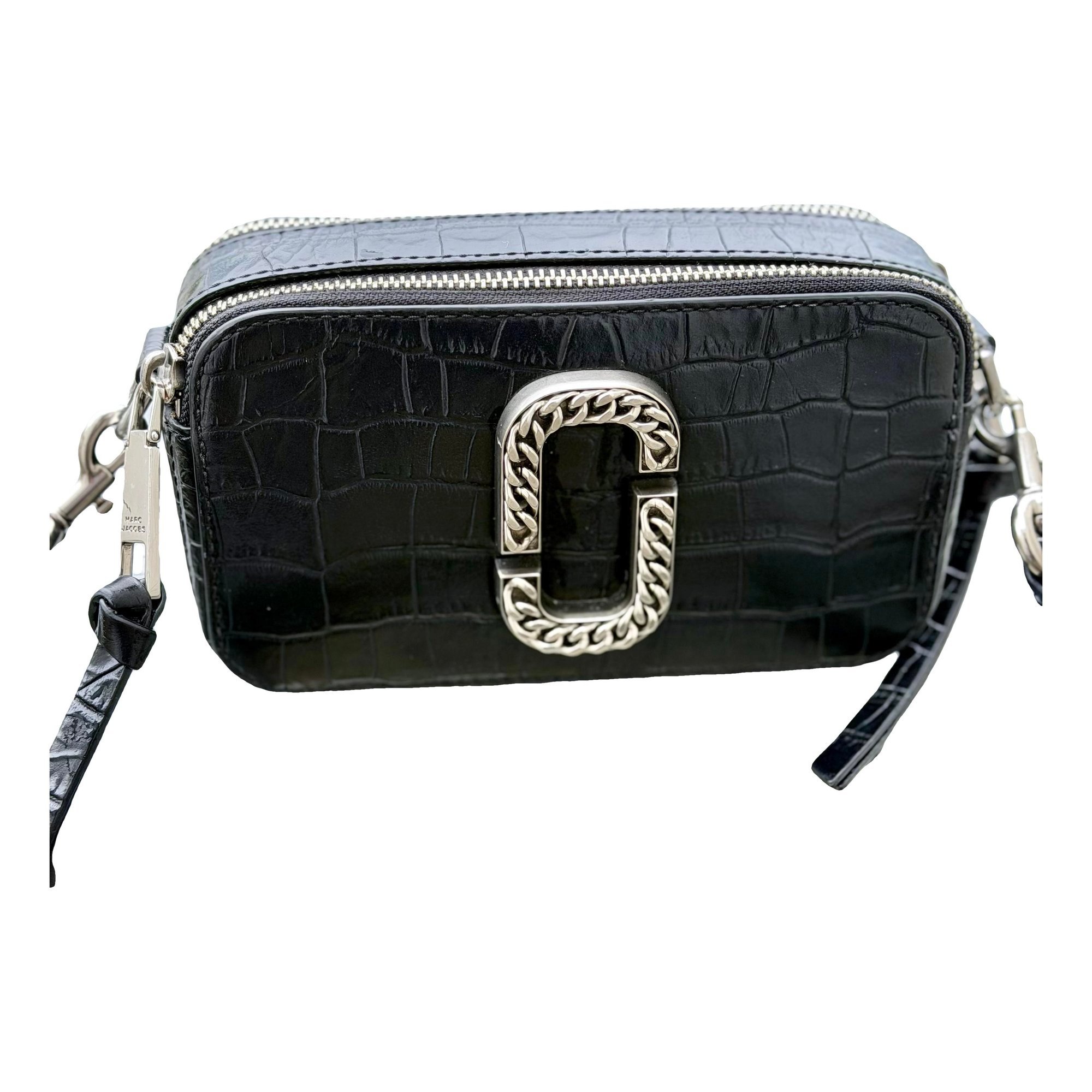 Snapshot leather crossbody bag