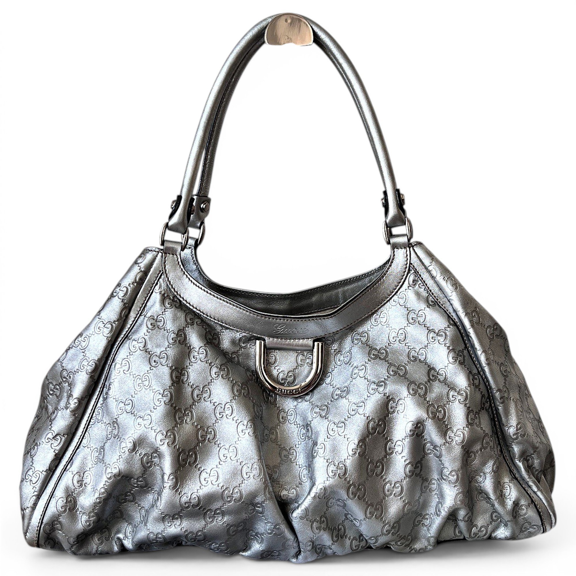 D-Ring leather handbag
