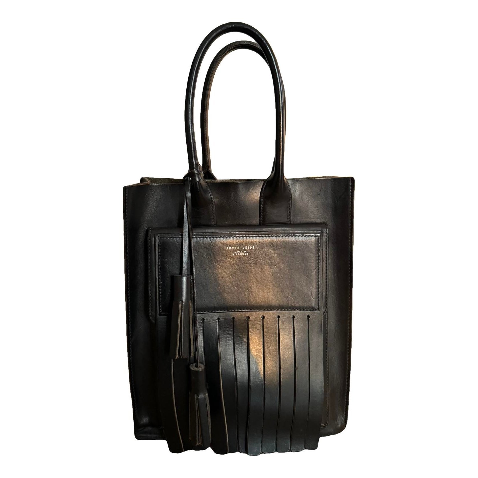 Leather tote