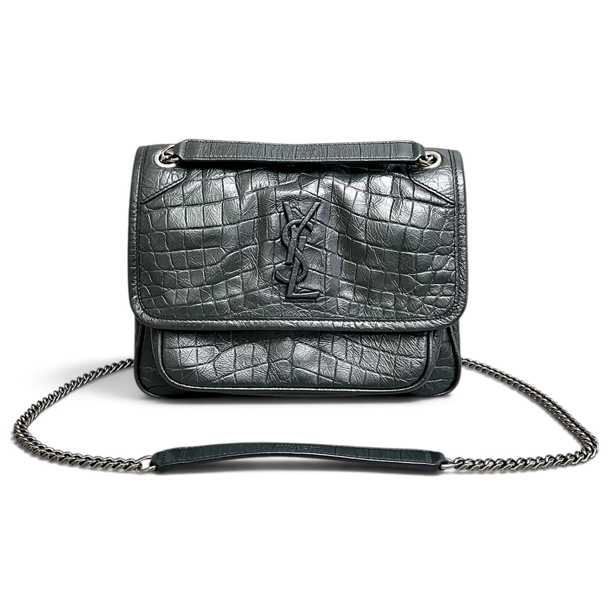 Niki leather crossbody bag