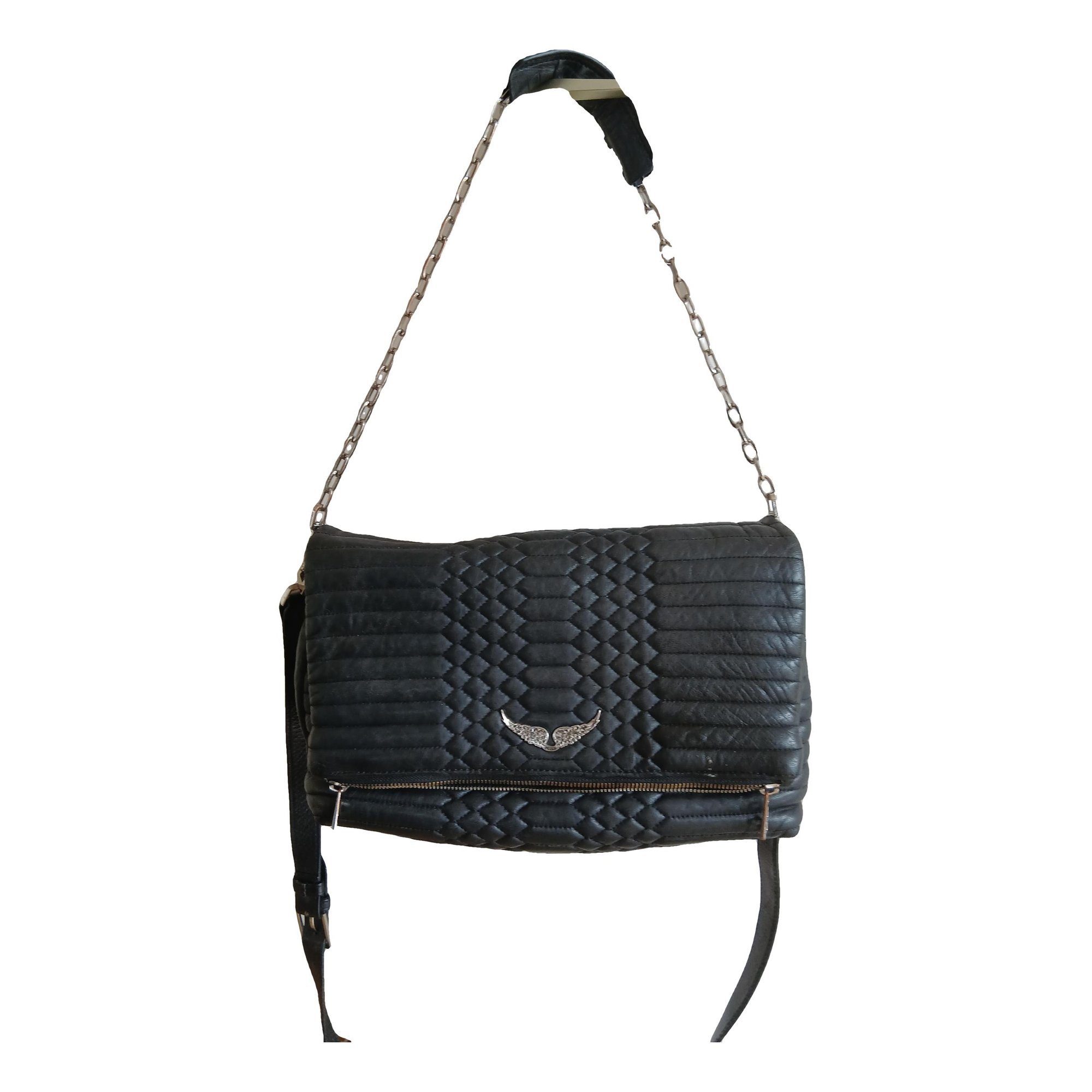 Rock leather crossbody bag