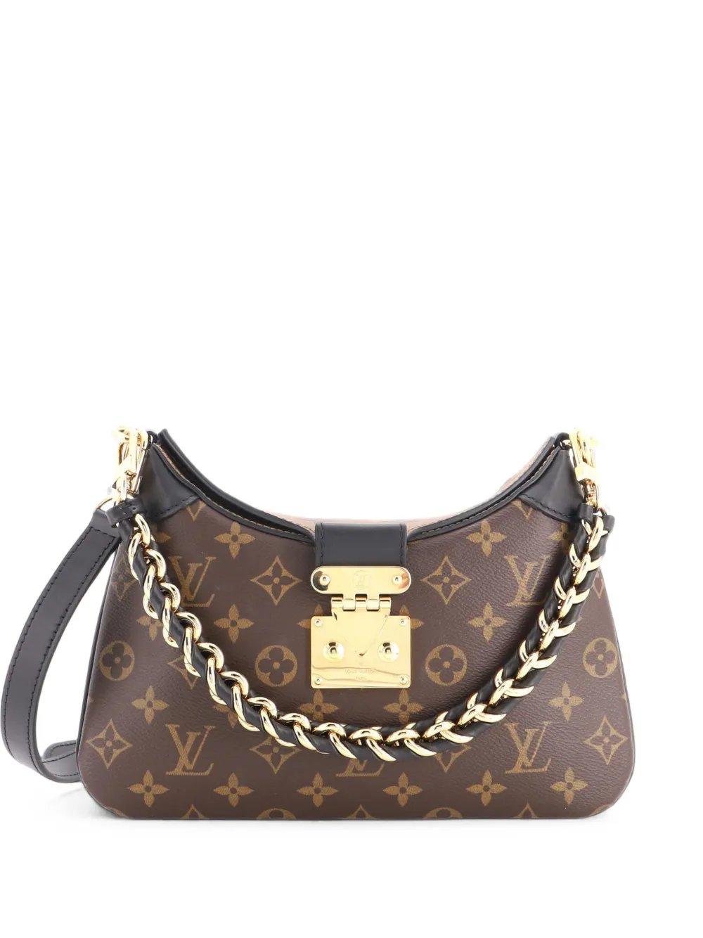 LV Twinny Handbag Monogram Canvas and Reverse Monogram Canvas with Leather shoulder bag