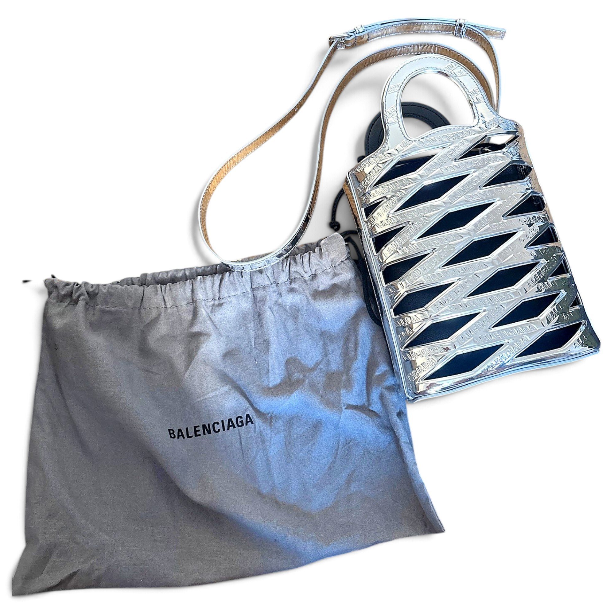 Patent leather crossbody bag