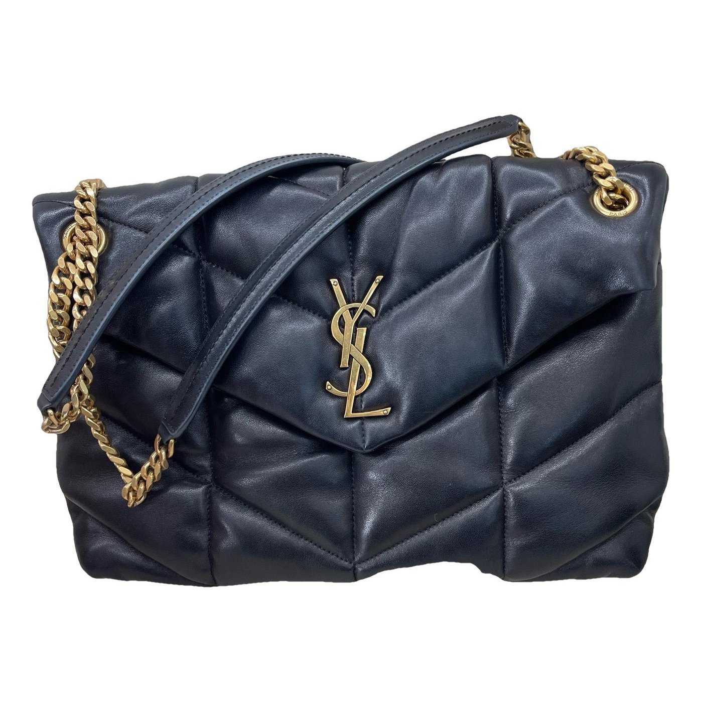 Loulou Puffer leather crossbody bag
