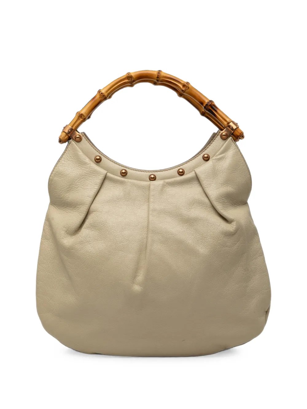 2000-2015 Studded Calfskin Bamboo hobo bag