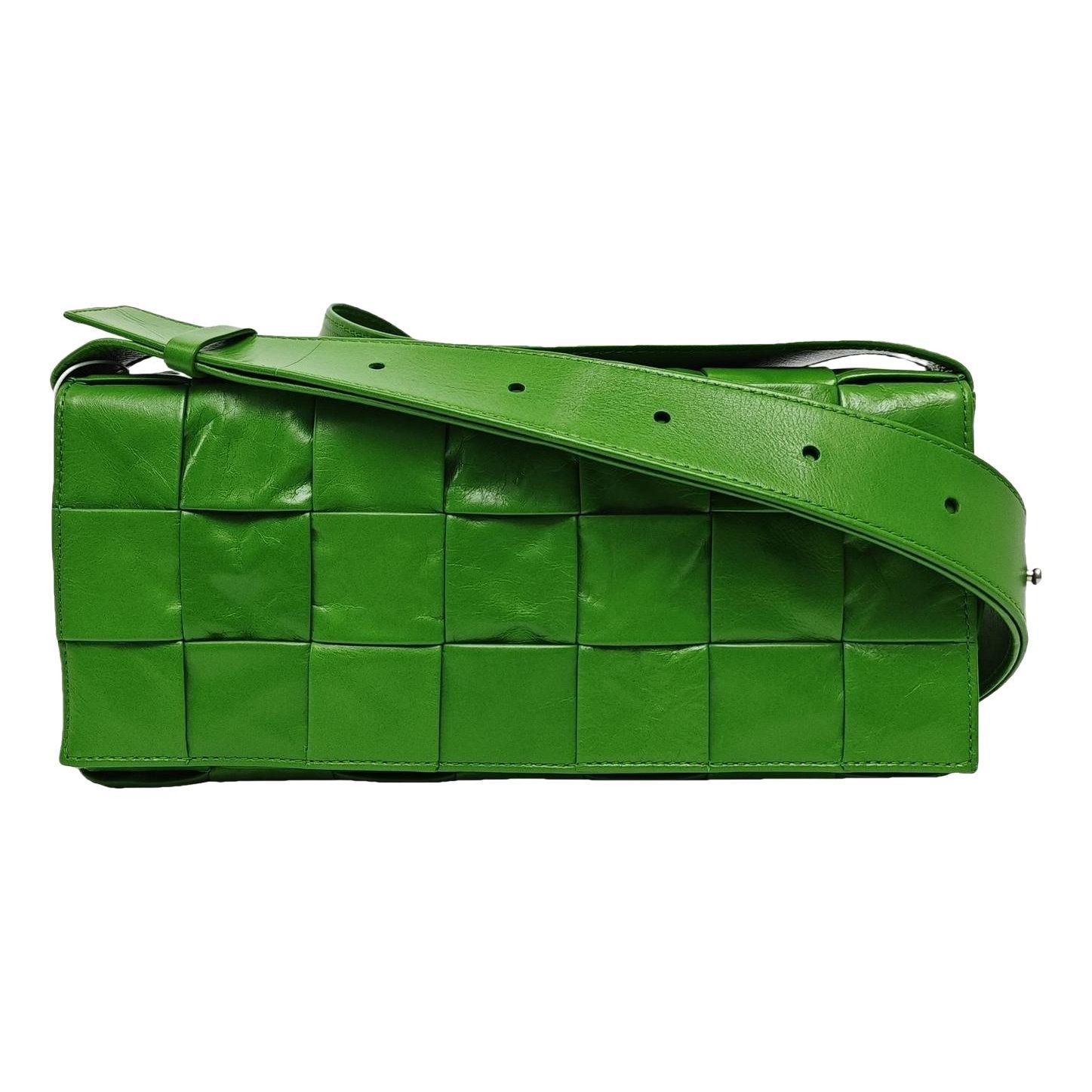 Brick Cassette leather handbag
