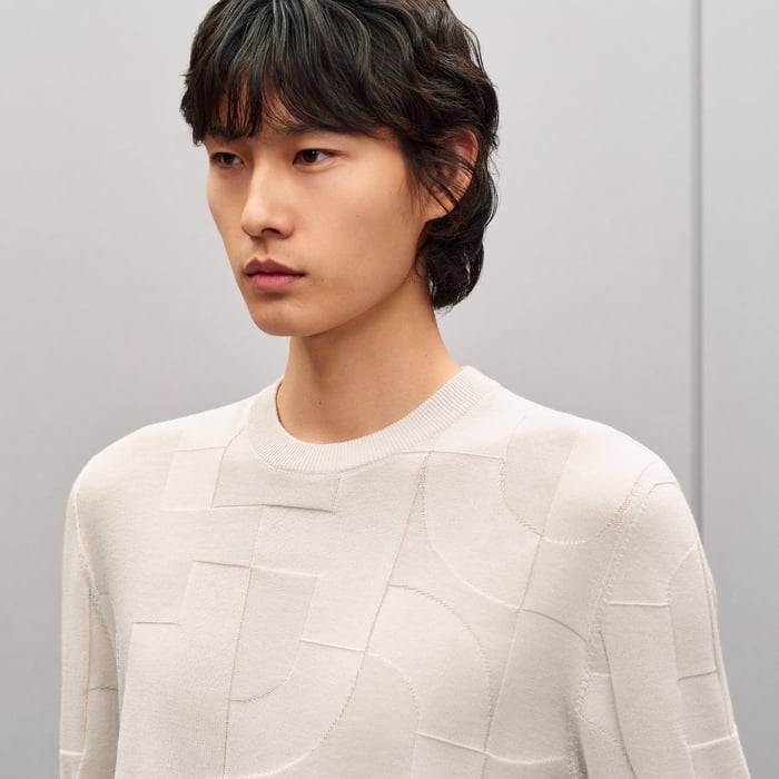 Quartz "Maillon Puzzle" Crewneck Sweater