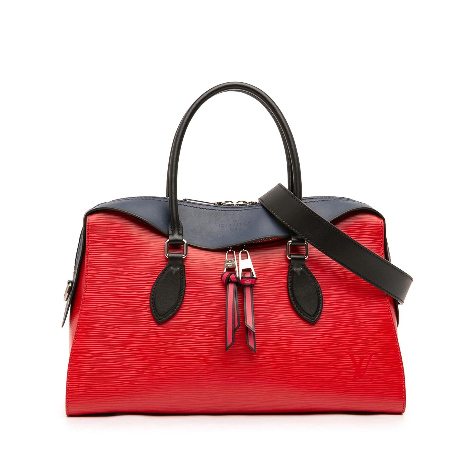 Tuileries leather satchel
