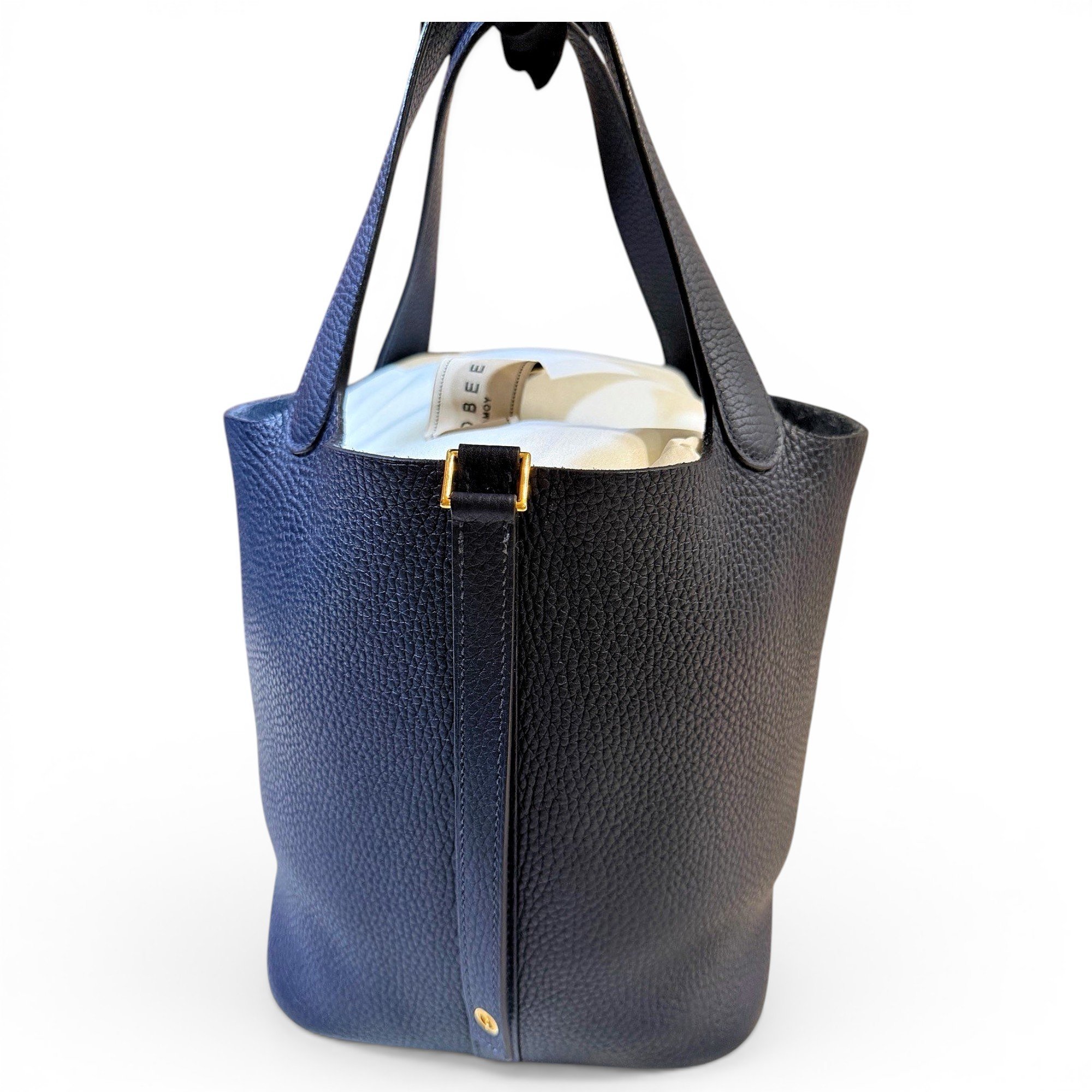 Picotin leather handbag