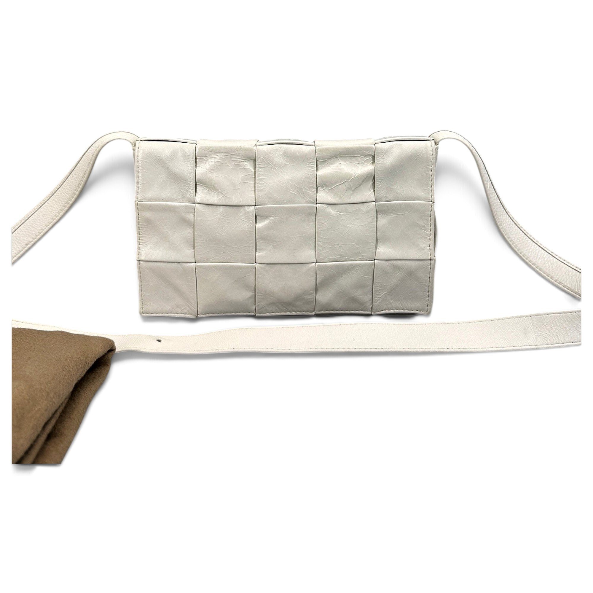 Cassette leather crossbody bag