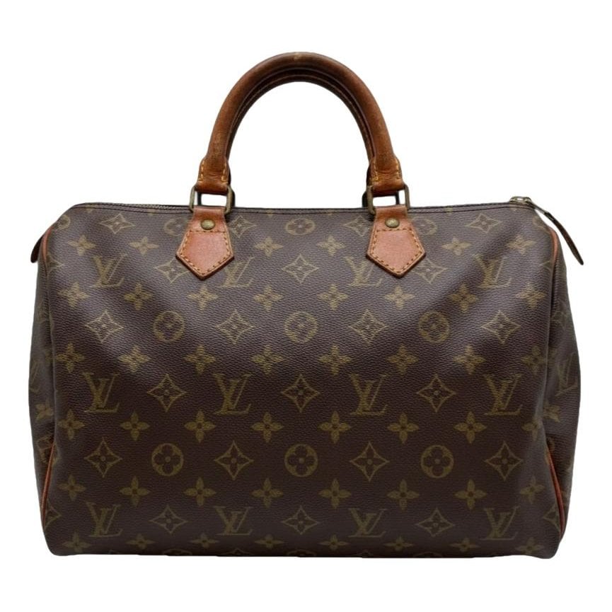 Speedy leather handbag