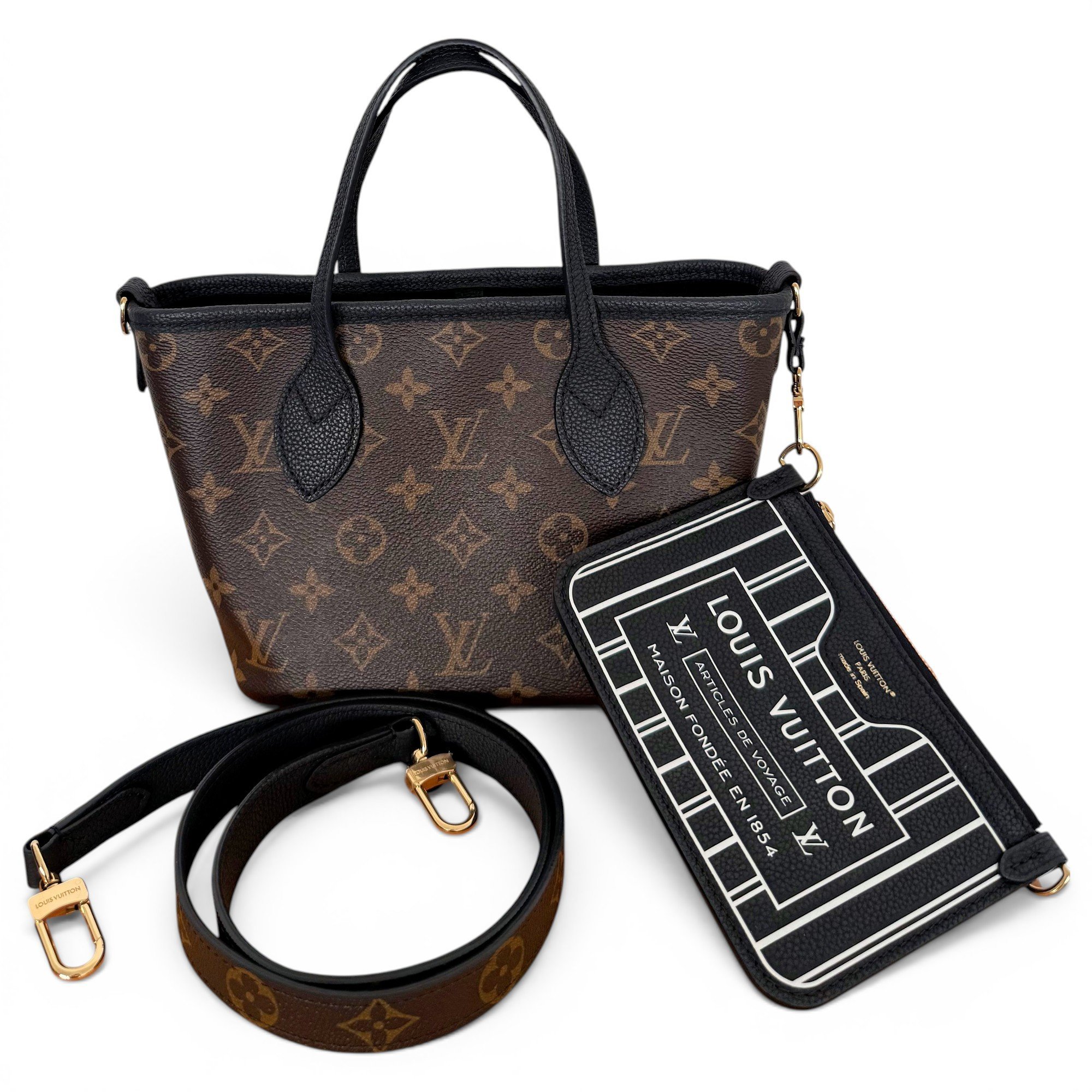 Neverfull leather handbag
