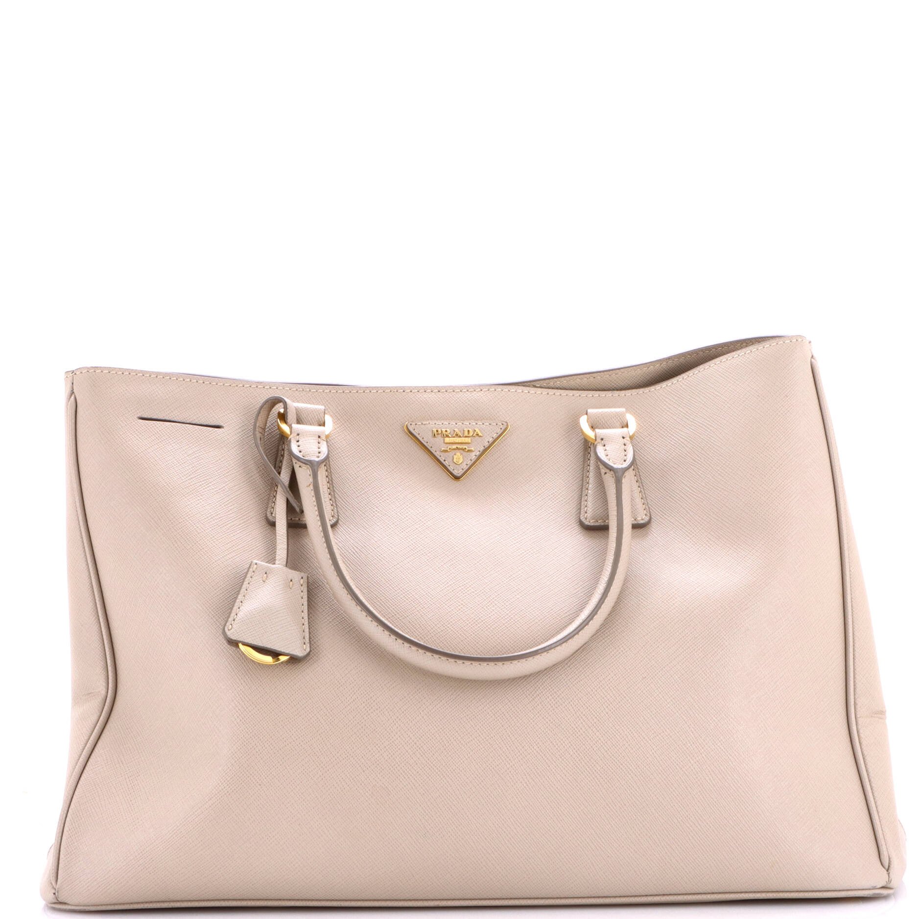 Lux Open Tote Saffiano Leather Large