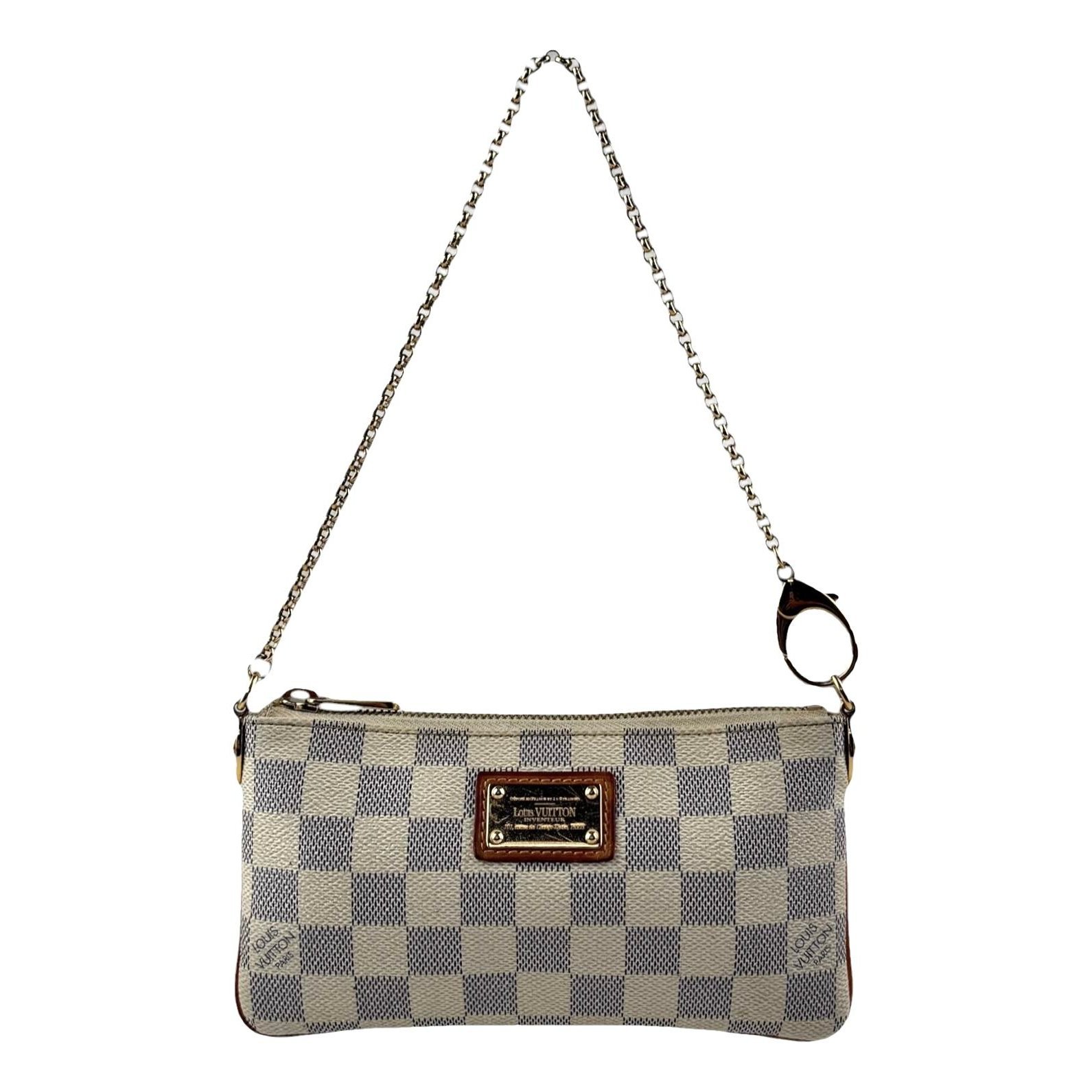 Leather clutch bag